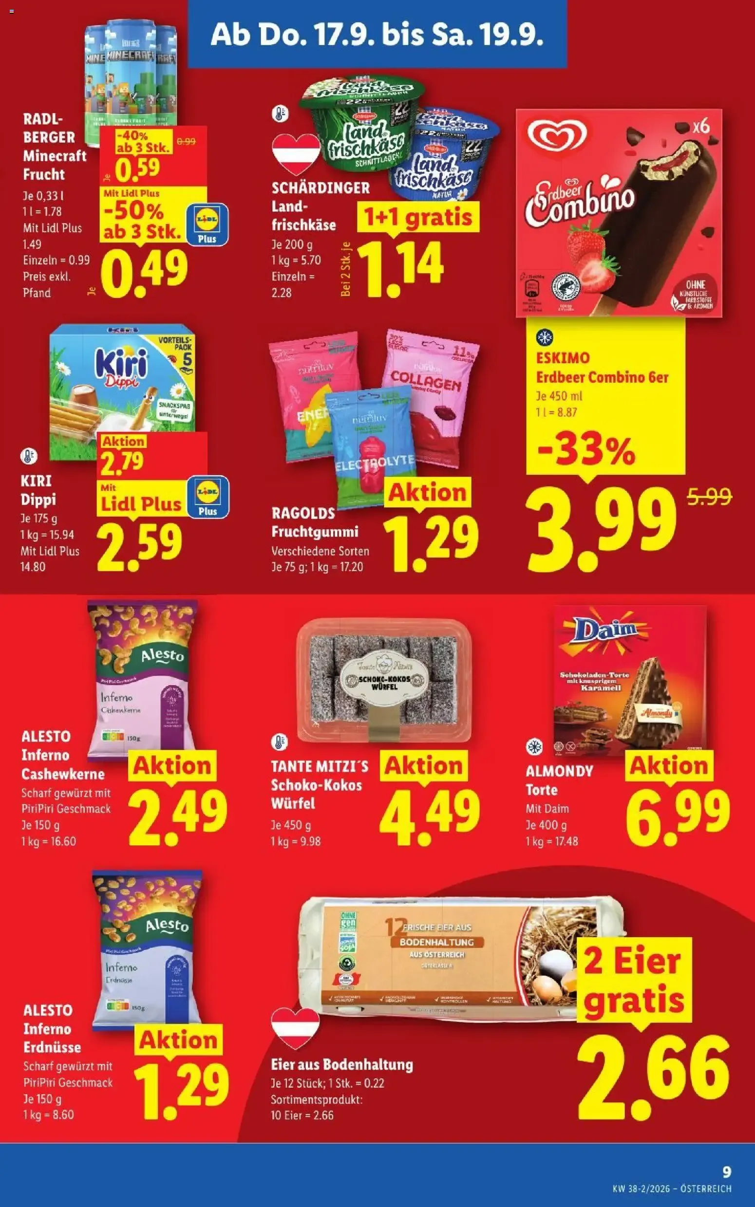 Lidl - Flugblatt ab 17.09.2026 - Angebote ab donnerstag von 17. September bis 19. September 2026 - Flugblätt seite 11