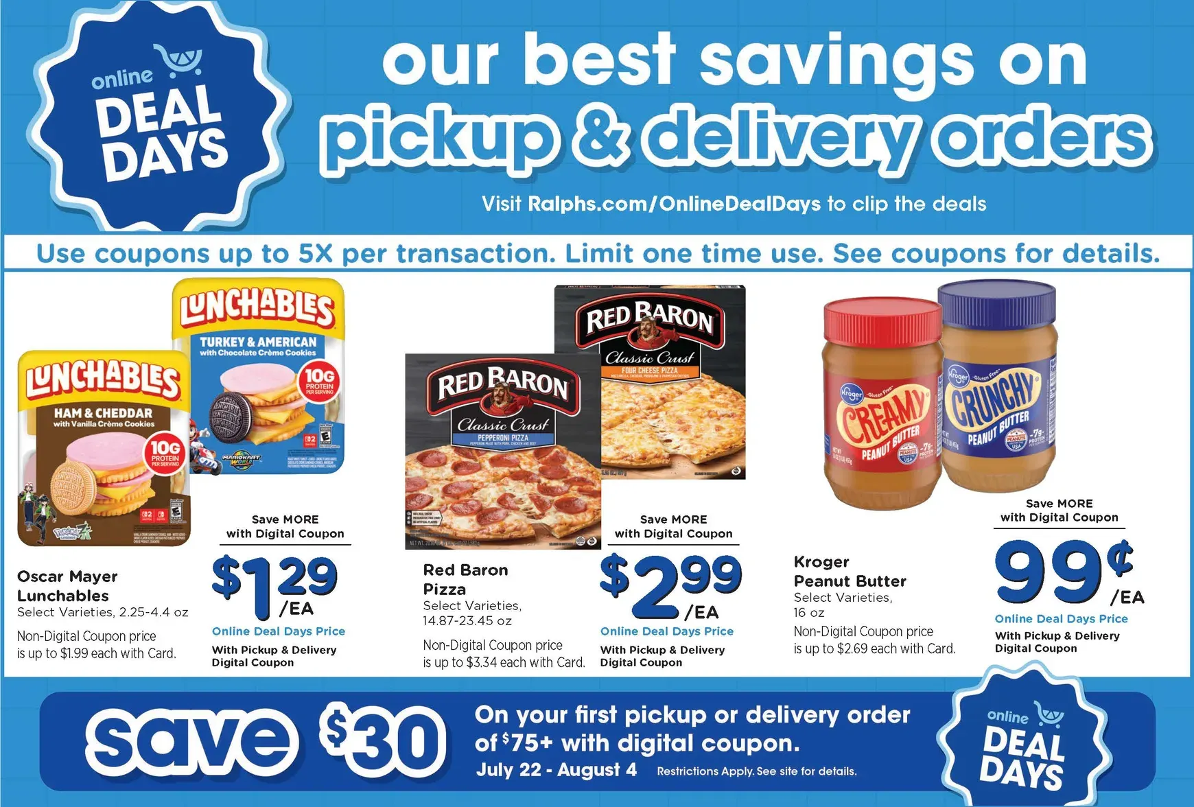 Weekly ad Current Ralphs - Weekly Ad Print leaflet valid from Wednesday 07/22/2026 to Wednesday 07/29/2026 from July 22 to July 28 2026 - Page 7