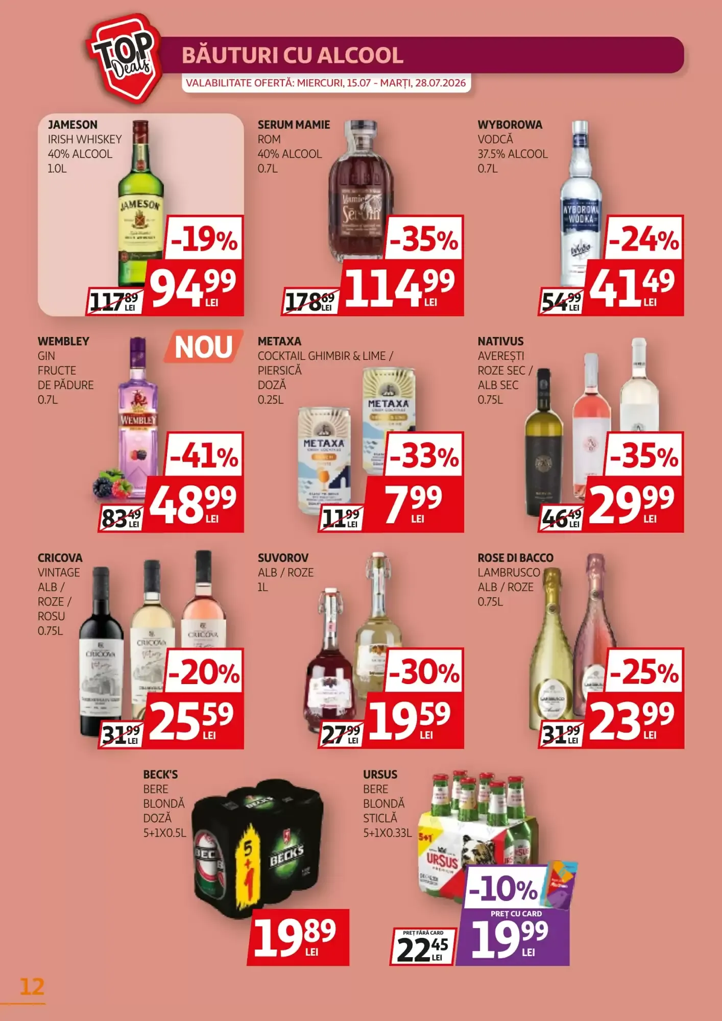 Catalog Catalog Auchan de la 15 iulie până la 28 iulie 2026 - Revista Pagina 12