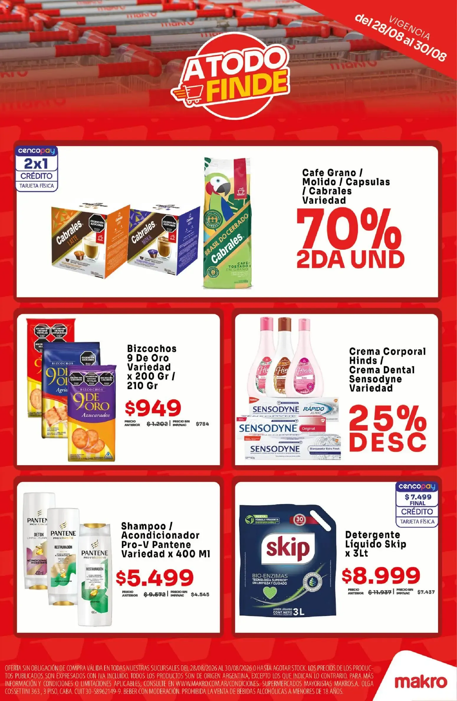 Ofertas de A TODO FINDE - PRECIOS IMPERDIBLES 28 de agosto al 30 de agosto 2026 - Página 3 del catálogo