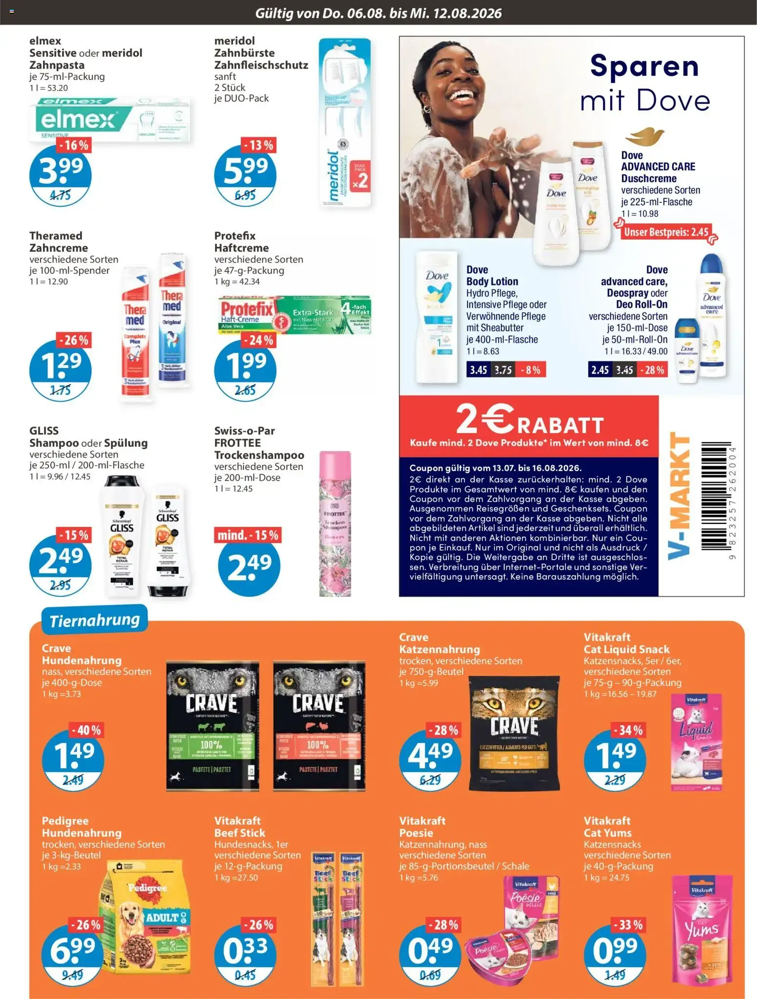 Angebote V-Markt Angebote (ab 06.08.2026) von 6. August bis 12. August 2026 - Prospekt seite 11