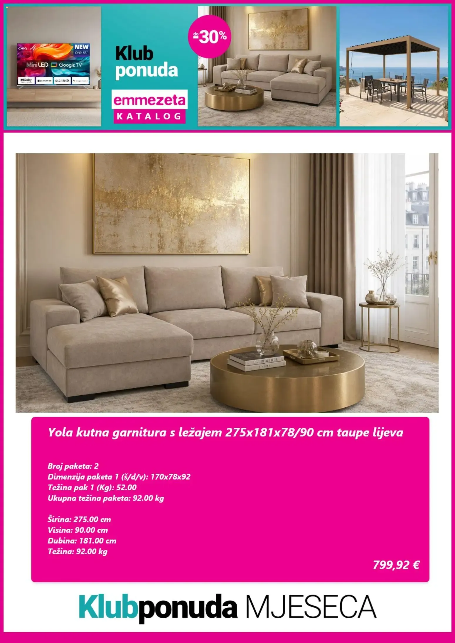 Katalog Emmezeta Katalog: Klub ponuda (ChiQ MiniLED Google TV) od 14. srpnja do 31. srpnja 2026. - Pregled Stranica 4