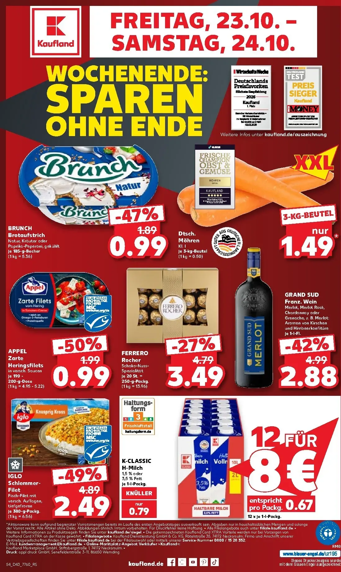 Kaufland Prospekt nächste Woche – von Montag 19.10.2026 bis Samstag 24.10.2026 von 19. Oktober bis 24. Oktober 2026 - Prospekt seite 55