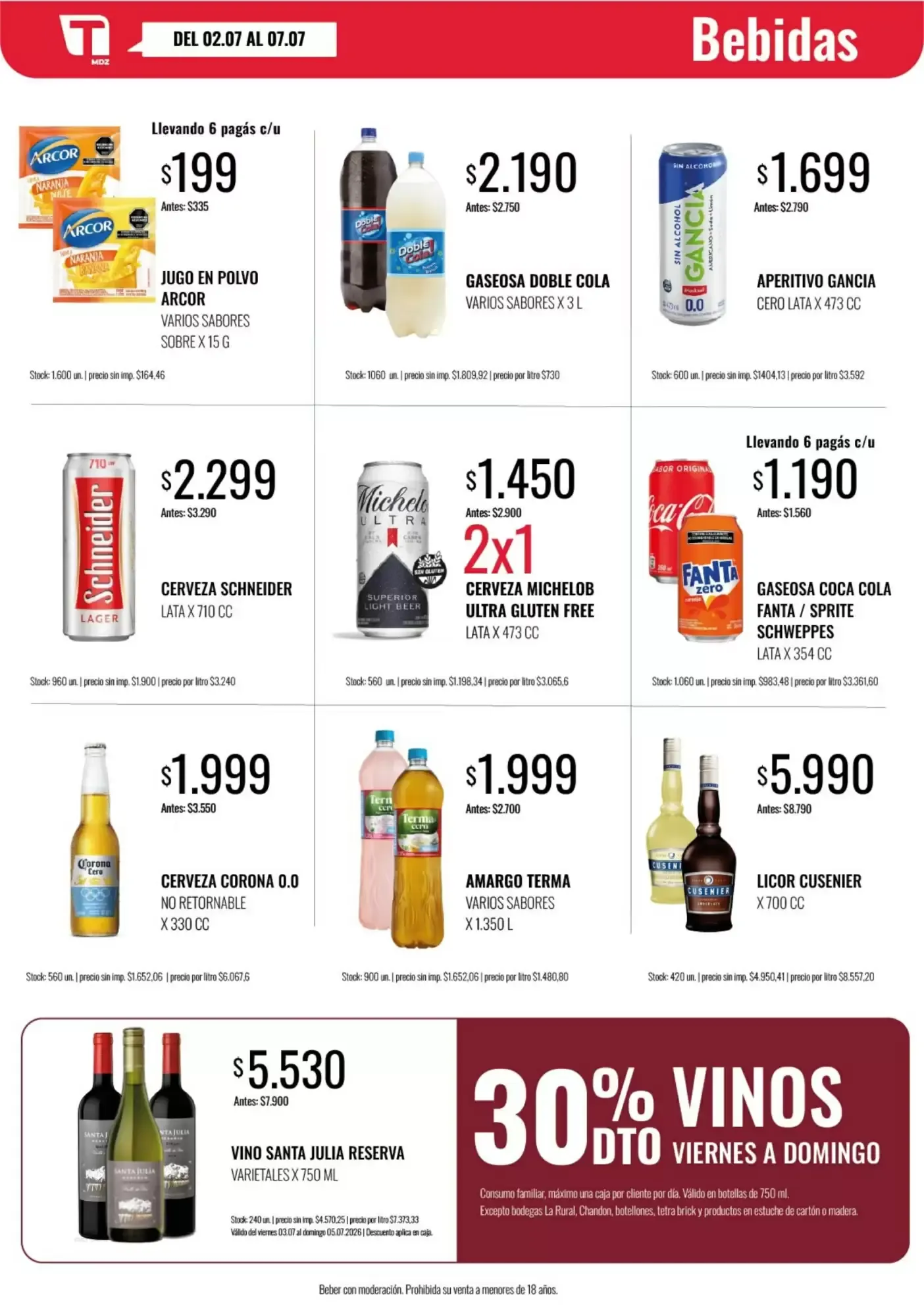 Ofertas de Catálogo Supermercados Tadicor semana 27 2 de julio al 7 de julio 2026 - Página 5 del catálogo