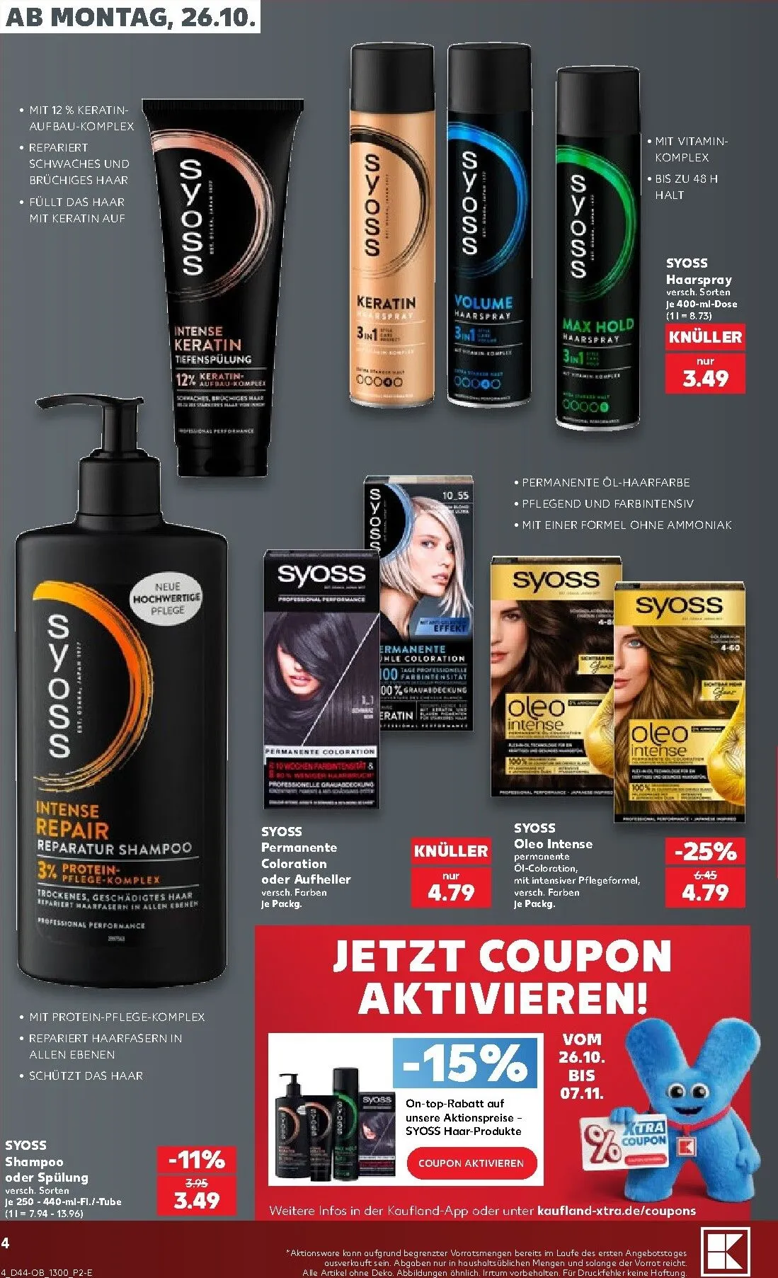 Kaufland - Drogerie Prospekt nächste Woche – von Montag 26.10.2026 bis Samstag 07.11.2026 von 26. Oktober bis 7. November 2026 - Prospekt seite 4