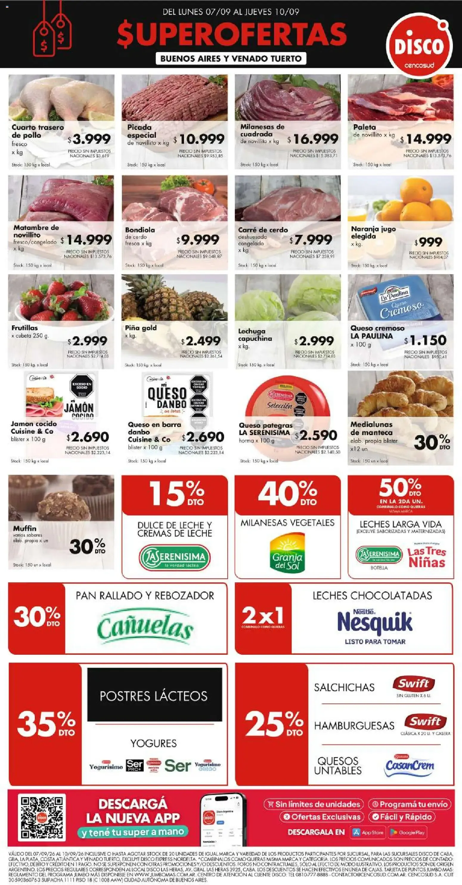Ofertas de SÚPER OFERTAS 7 de septiembre al 10 de septiembre 2026 - Página 1 del catálogo