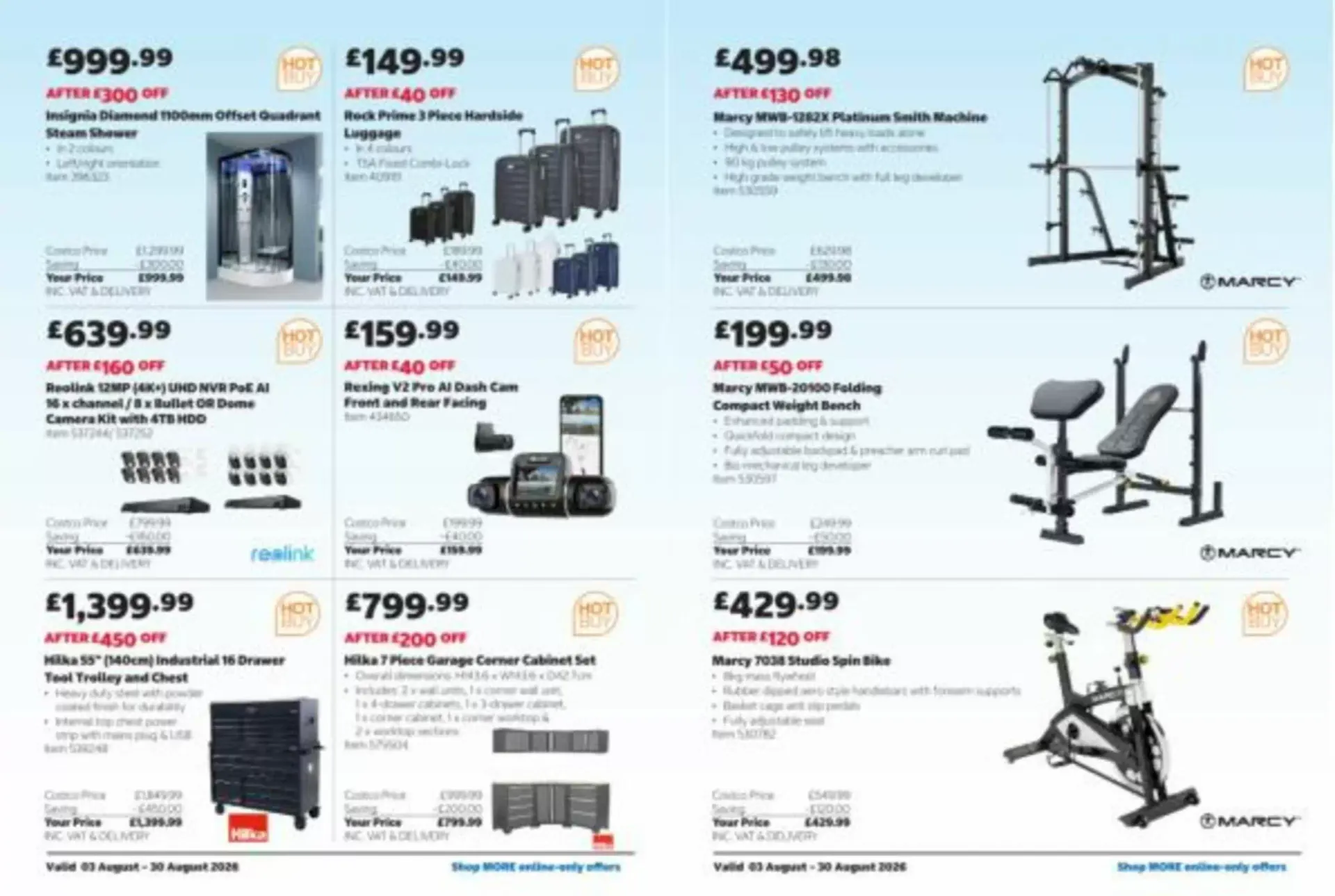 Costco leaflet from 3 August to 30 August 2026 - Catalogue Page 18