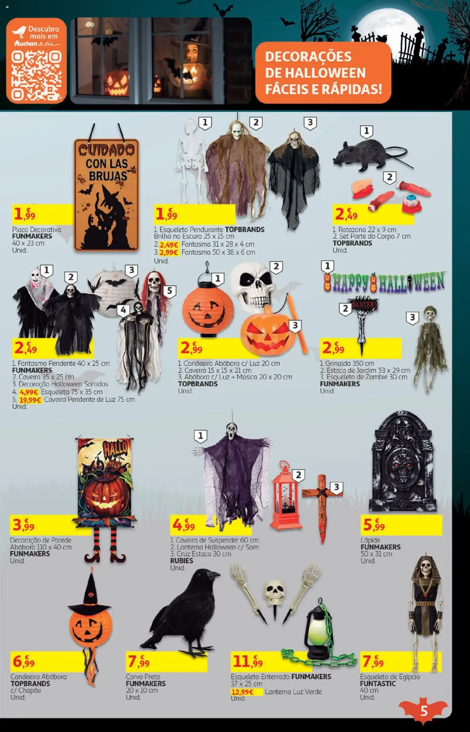 Folheto Auchan Halloween » de 21/10/2026 - 31/10/2026 de 21 de outubro até 31 de outubro 2026 - Pagina 5