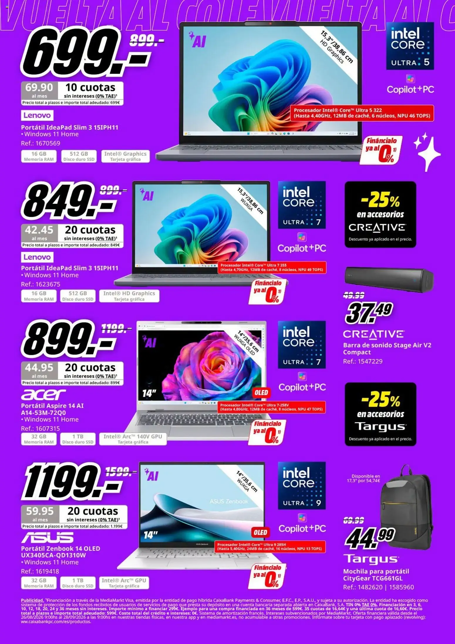 Catálogo de Media Markt Vuelta al Cole 26/08/2026 - 07/09/2026 26 de agosto al 7 de septiembre 2026 - Página 23