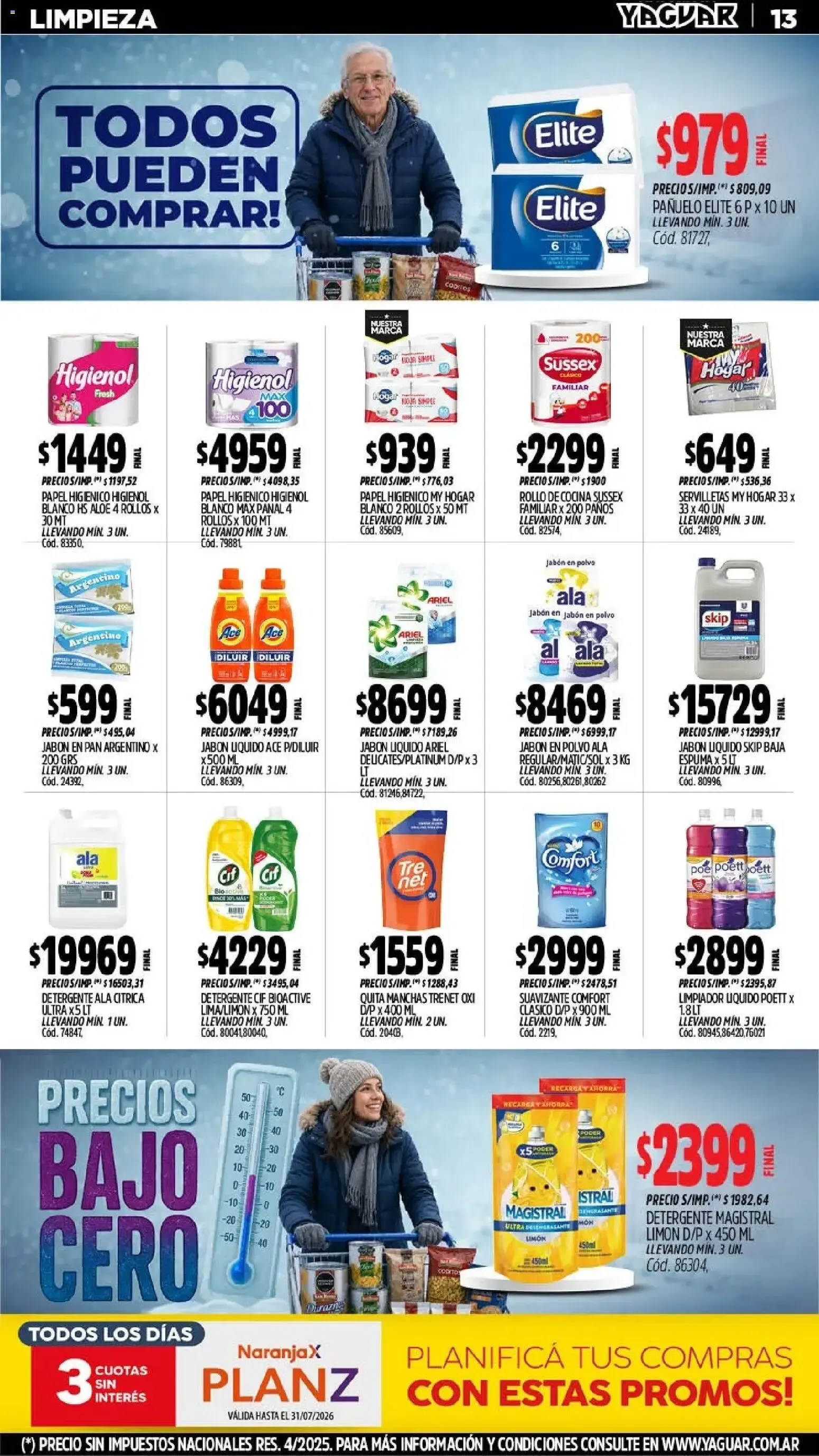 Ofertas de Yaguar - Oferta Semanal Mar del Plata del 27/07/2026 - 01/08/2026 27 de julio al 1 de agosto 2026 - Página 15 del catálogo