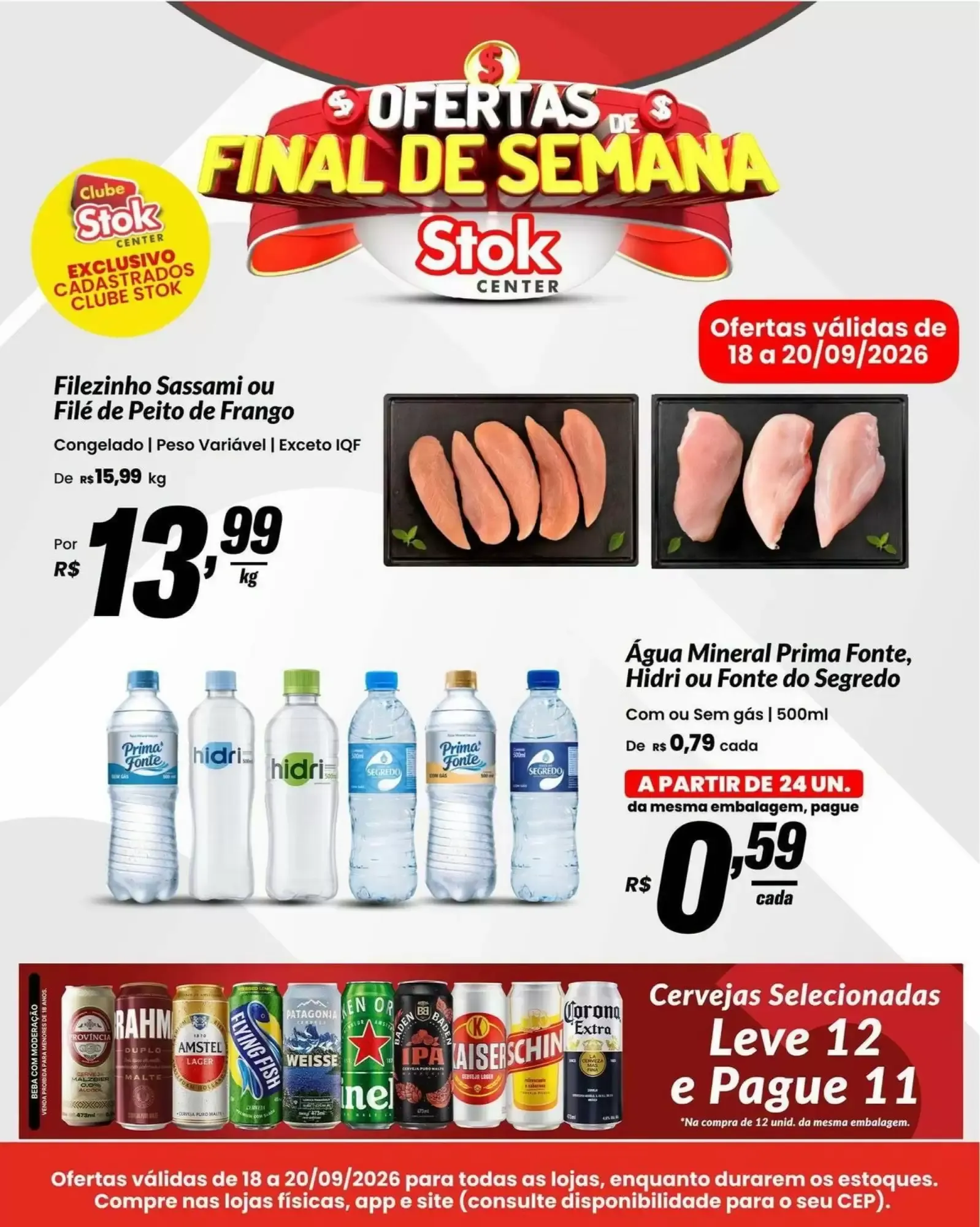 Encarte de Ofertas de Final de Semana Stok Center 18 de setembro até 20 de setembro 2026 - Pagina 1