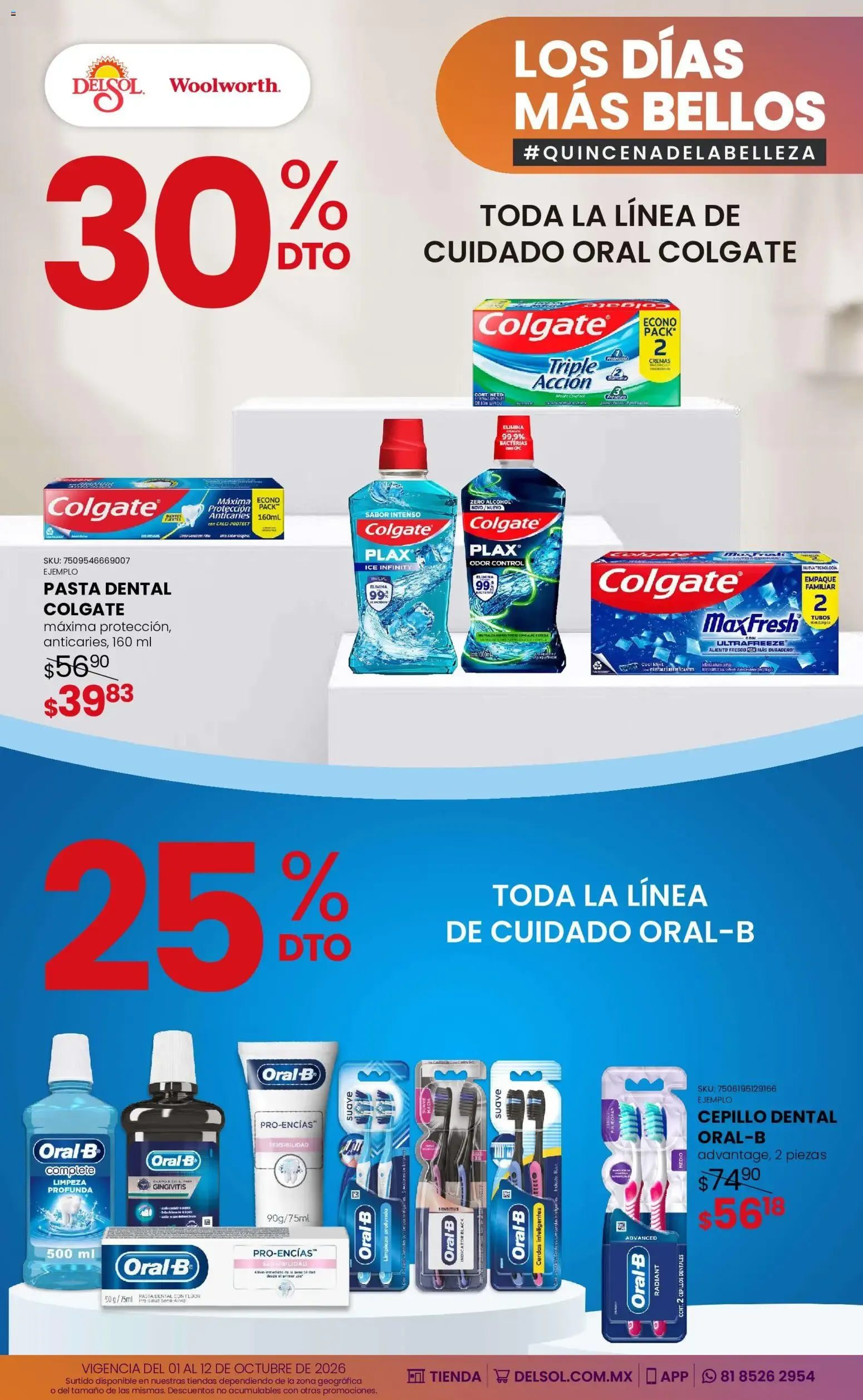 Catálogo de Del Sol y Woolworth catálogo Los días más bellos - Quincena Belleza (01/10/2026 - 12/10/2026) - catálogo en línea 1 de octubre al 12 de octubre 2026 - Pagina 19