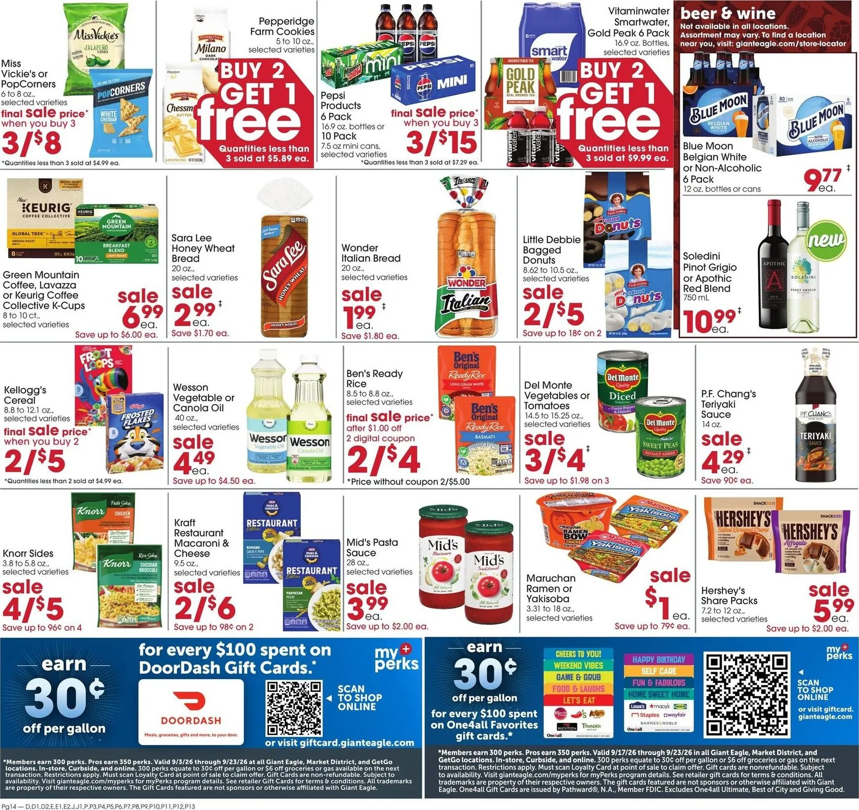 Weekly ad Current Giant Eagle leaflet valid from Thursday 09/17/2026 to Wednesday 09/23/2026 from September 17 to September 23 2026 - Page 12