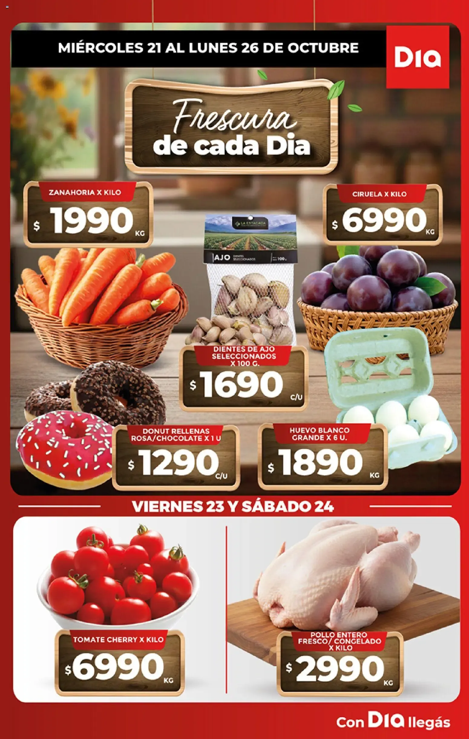 Ofertas de Supermercado DIA - Folleto Frescos del 21/10/2026 - 26/10/2026 21 de octubre al 26 de octubre 2026 - Página 1 del catálogo