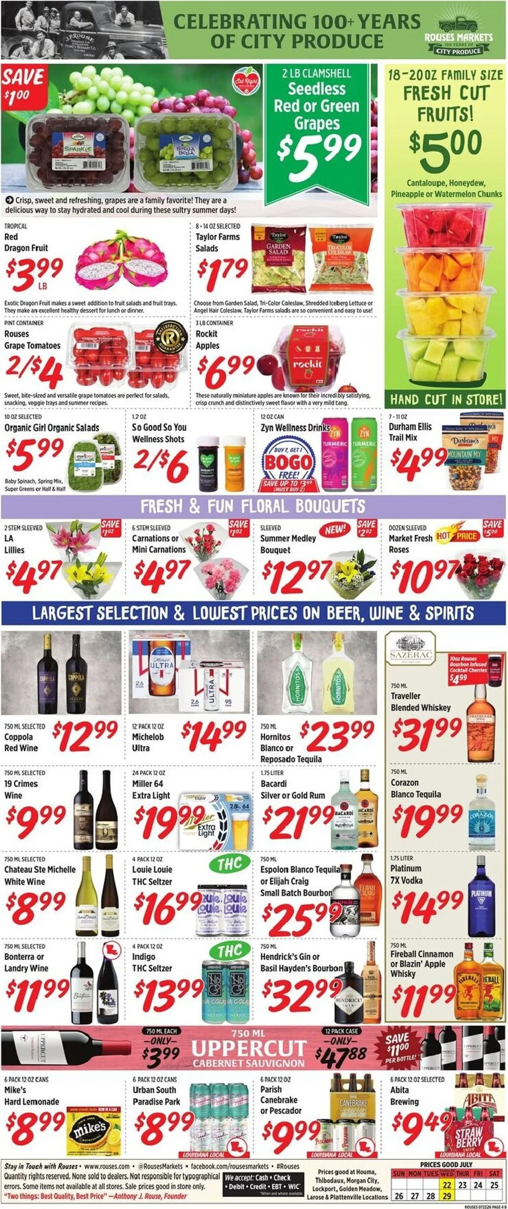Weekly ad Current Rouses Markets leaflet valid from Wednesday 07/22/2026 to Wednesday 07/29/2026 from July 22 to July 29 2026 - Page 8