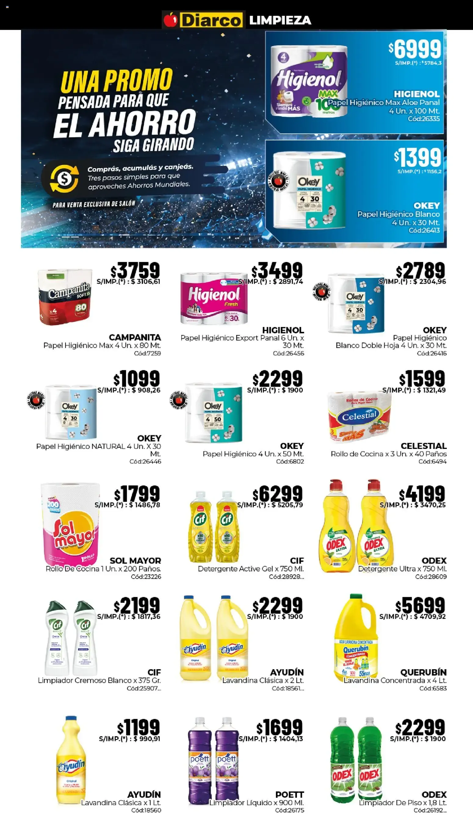 Ofertas de Diarco Ahorros Mundiales 22 de junio al 26 de junio 2026 - Página 15 del catálogo