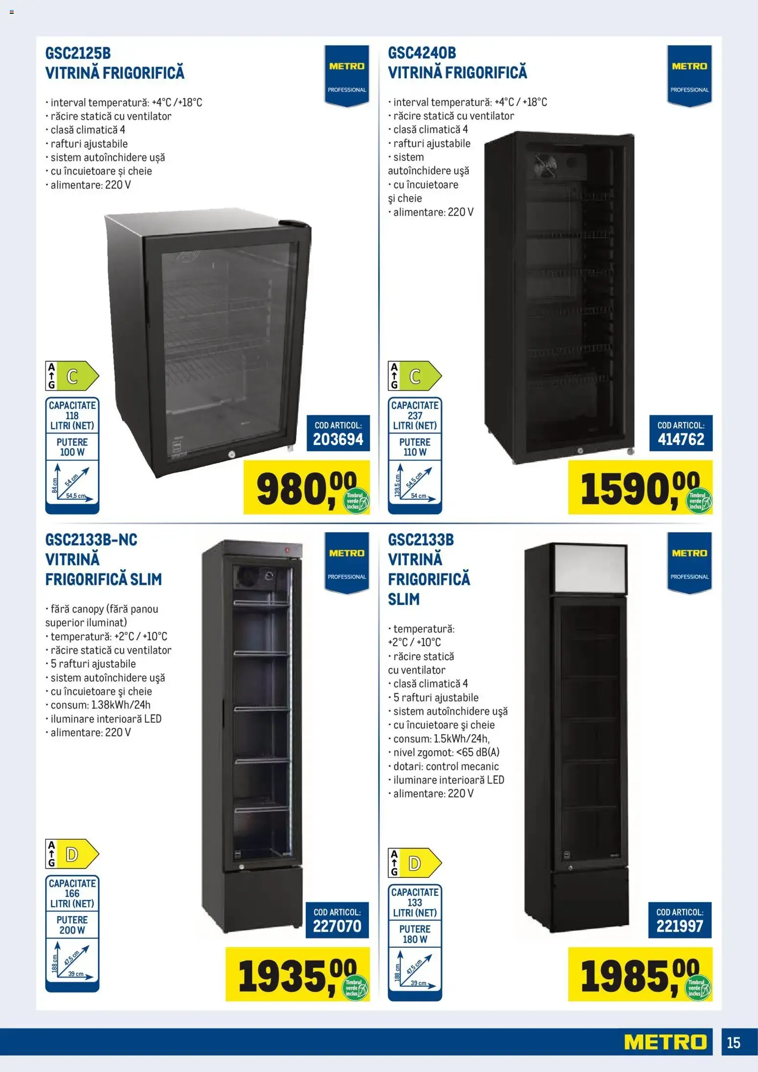Catalog Metro Catalog Echipamente Pentru Revânzători - Oferta 01.07.2026 - 30.09.2026 de la 1 iulie până la 30 septembrie 2026 - Revista Pagina 15