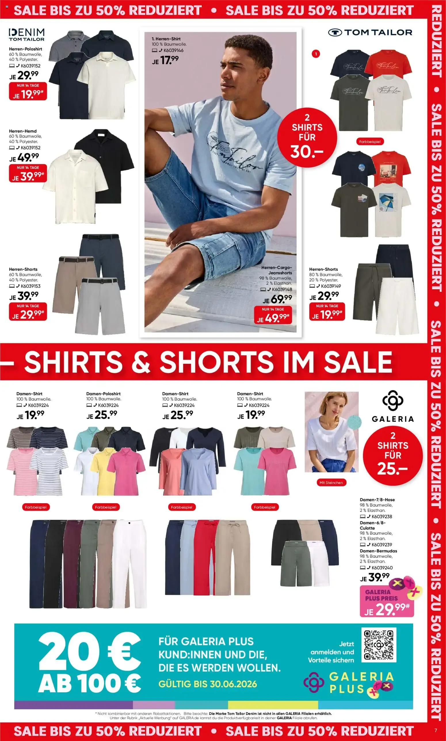 GALERIA SALE - Der Grosse Sommer Sale von 24. Juni bis 7. Juli 2026 - Prospekt seite 7