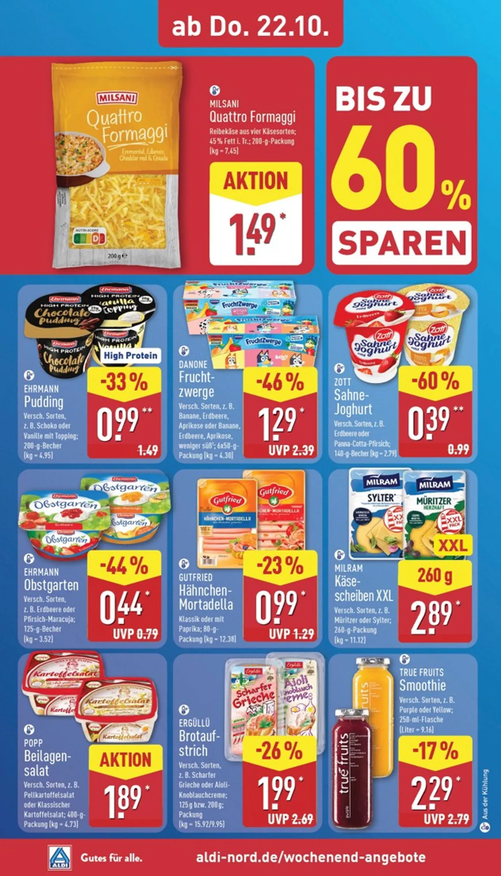 ALDI: Gutes für alle. Zum ALDI Preis. von 19. Oktober bis 24. Oktober 2026 - Prospekt seite 32