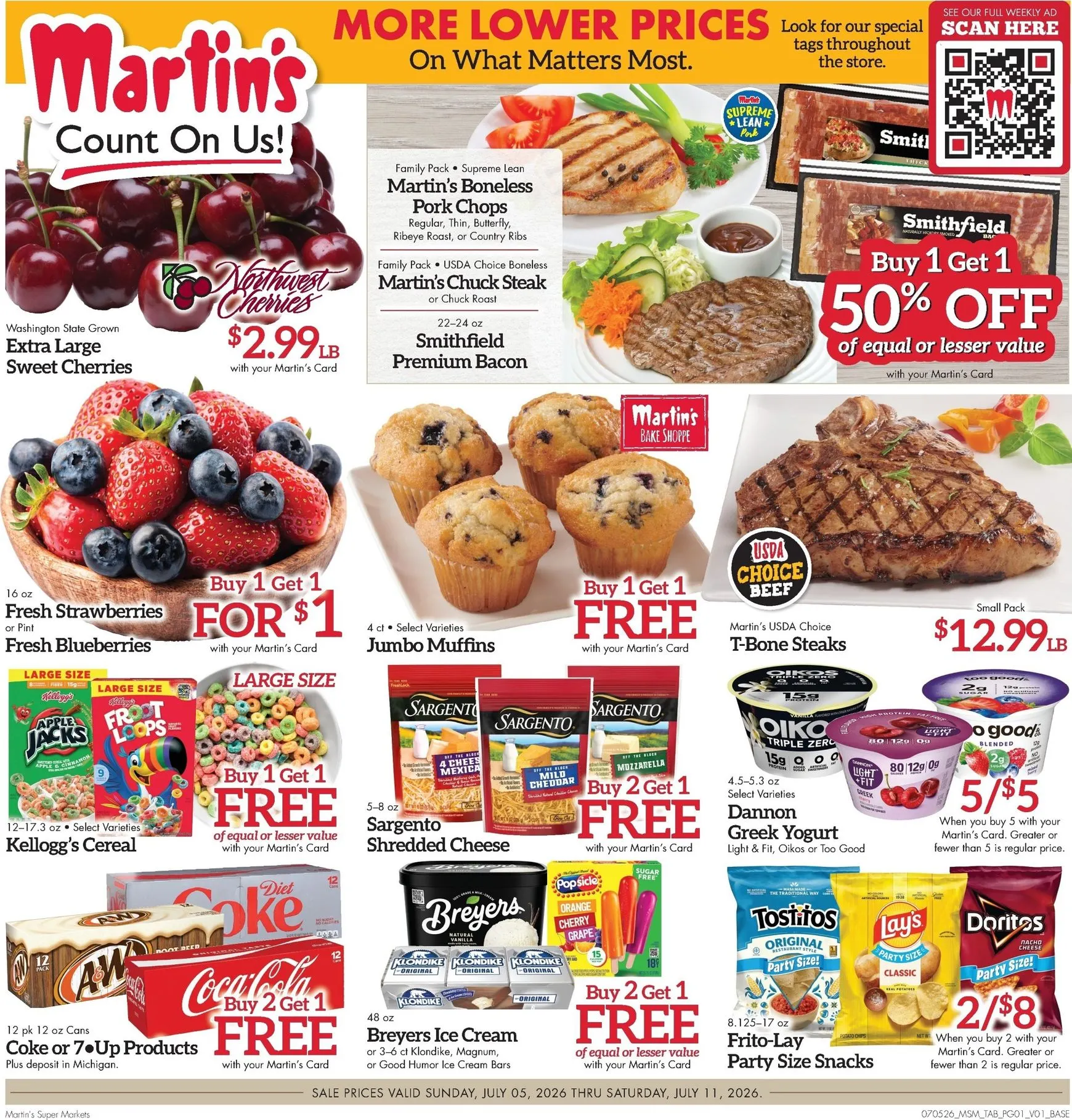 Current Martin's Super Markets leaflet valid from Sunday 07/05/2026 to Saturday 07/11/2026