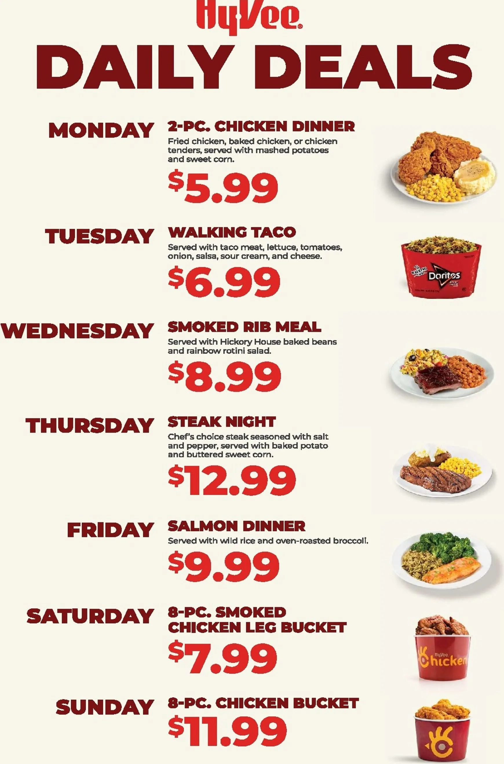 Weekly ad HyVee Daily Deals from August 6 to September 27 2026 - Page 1