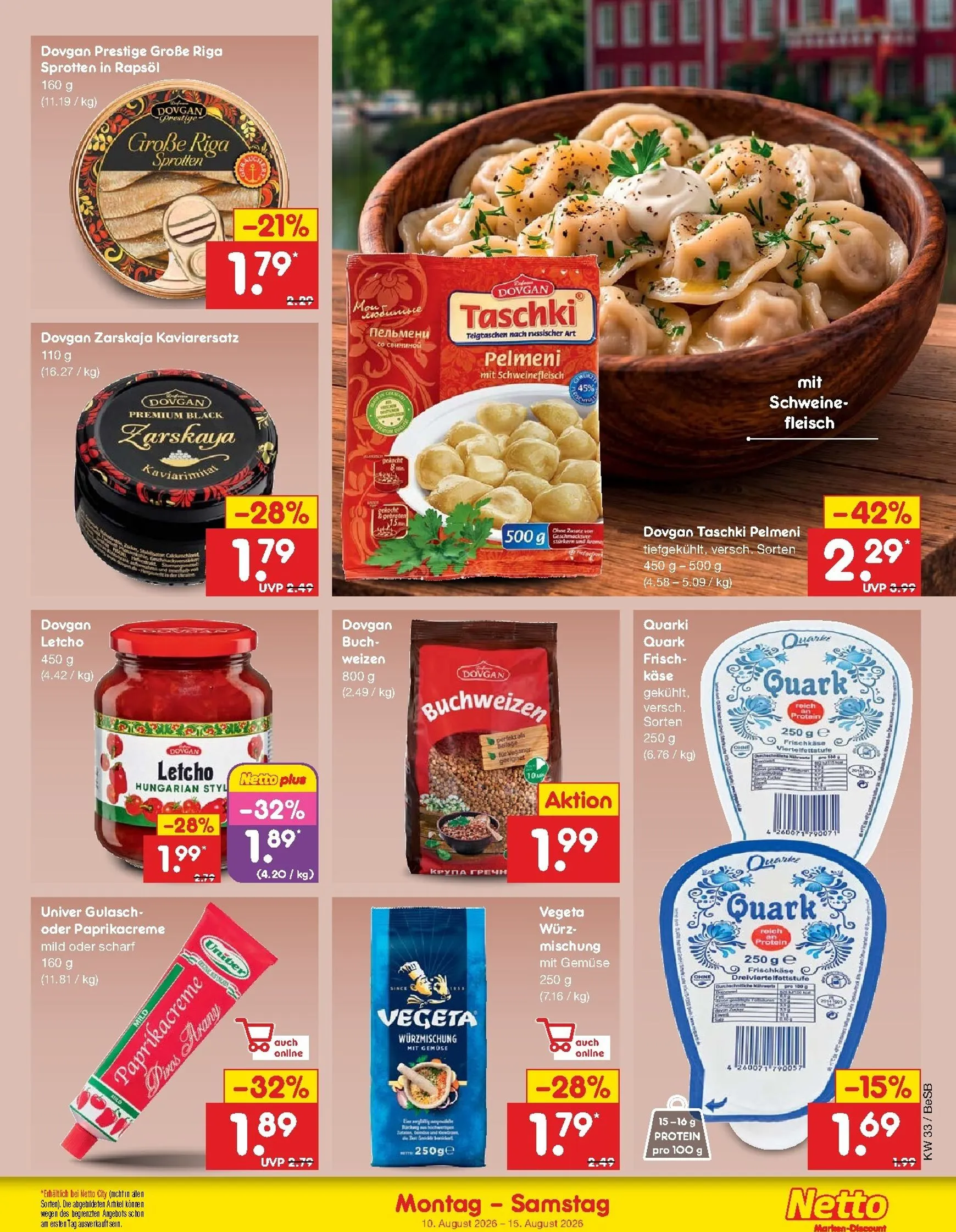 Netto Marken Discount Prospekt nächste Woche – von Montag 10.08.2026 bis Samstag 15.08.2026 von 10. August bis 15. August 2026 - Prospekt seite 26