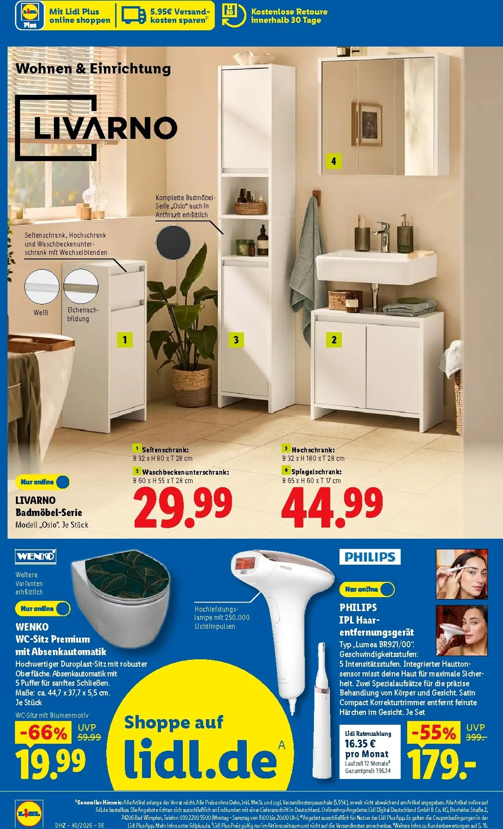 Lidl Prospekt: Traumhaft schlafen von 28. September bis 2. Oktober 2026 - Prospekt seite 9