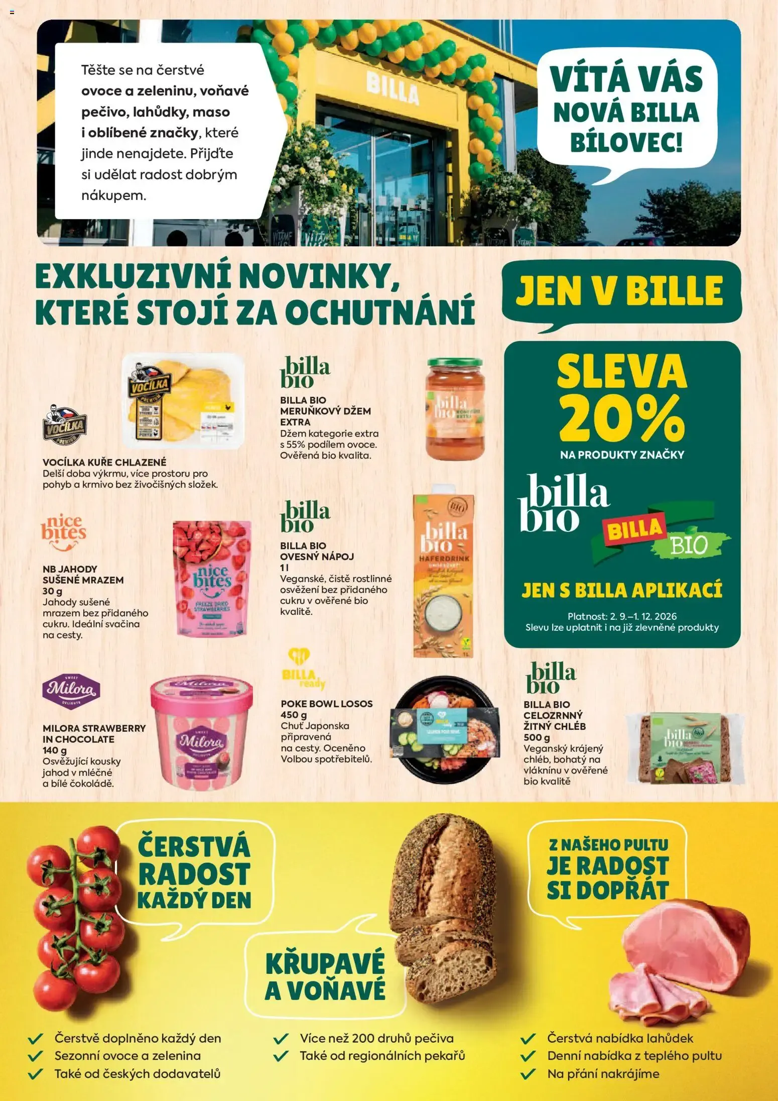 Billa: Nueva Apertura Ostrava, Ulice Prodloužená con Ofertas - 24. září 29. září 2026 - Page 2