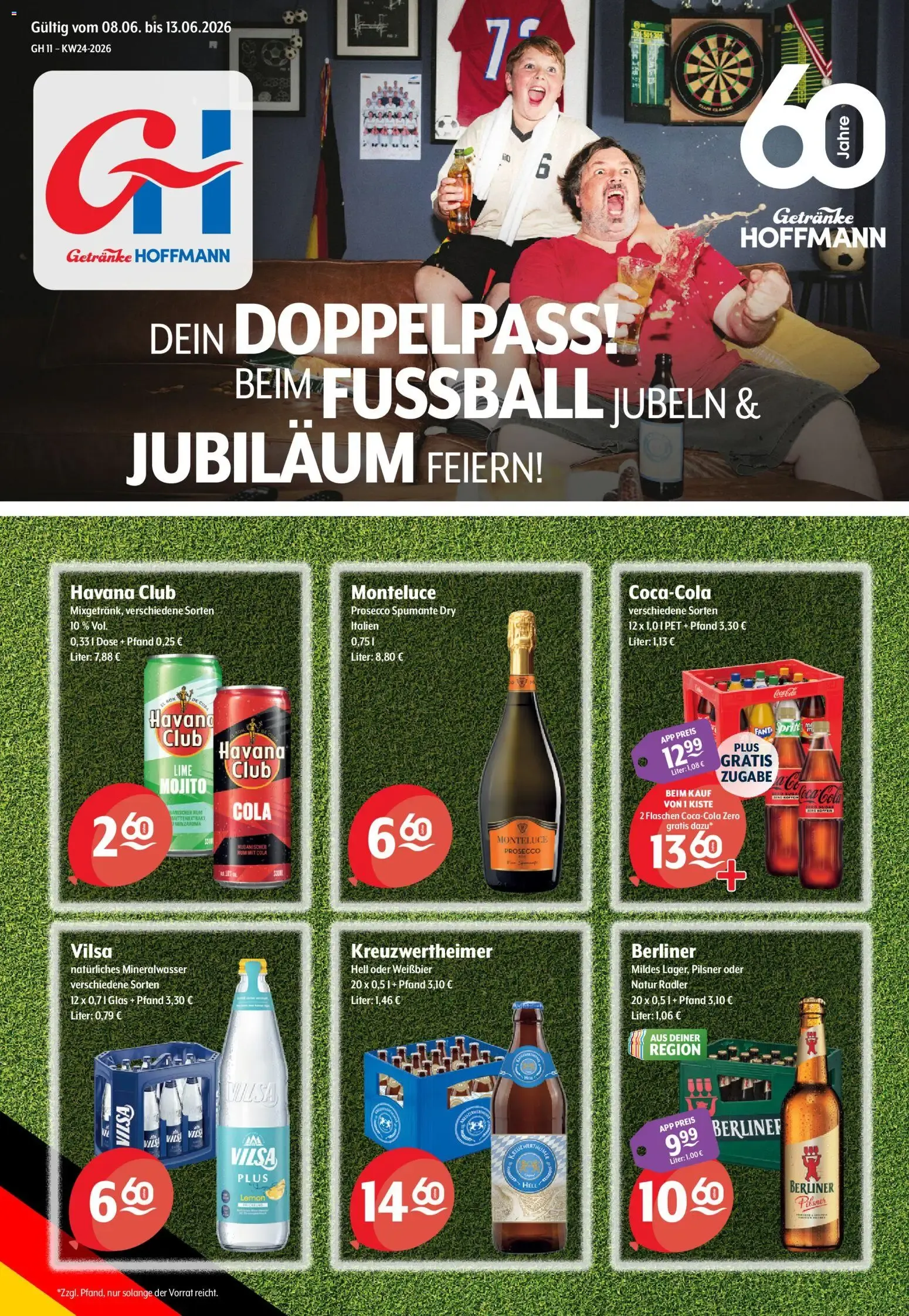 Getränke Hoffmann - Doppelpass & Jubiläum Feiern!