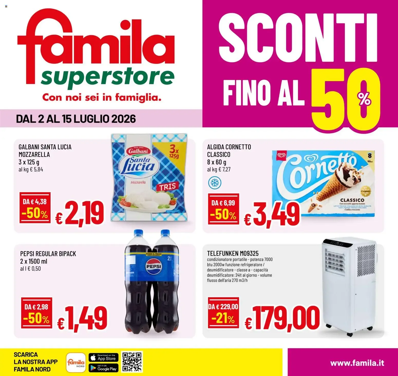 Nuovo Famila volantino Superstore dal 02/07/2026 > offerte anteprima 🛍️