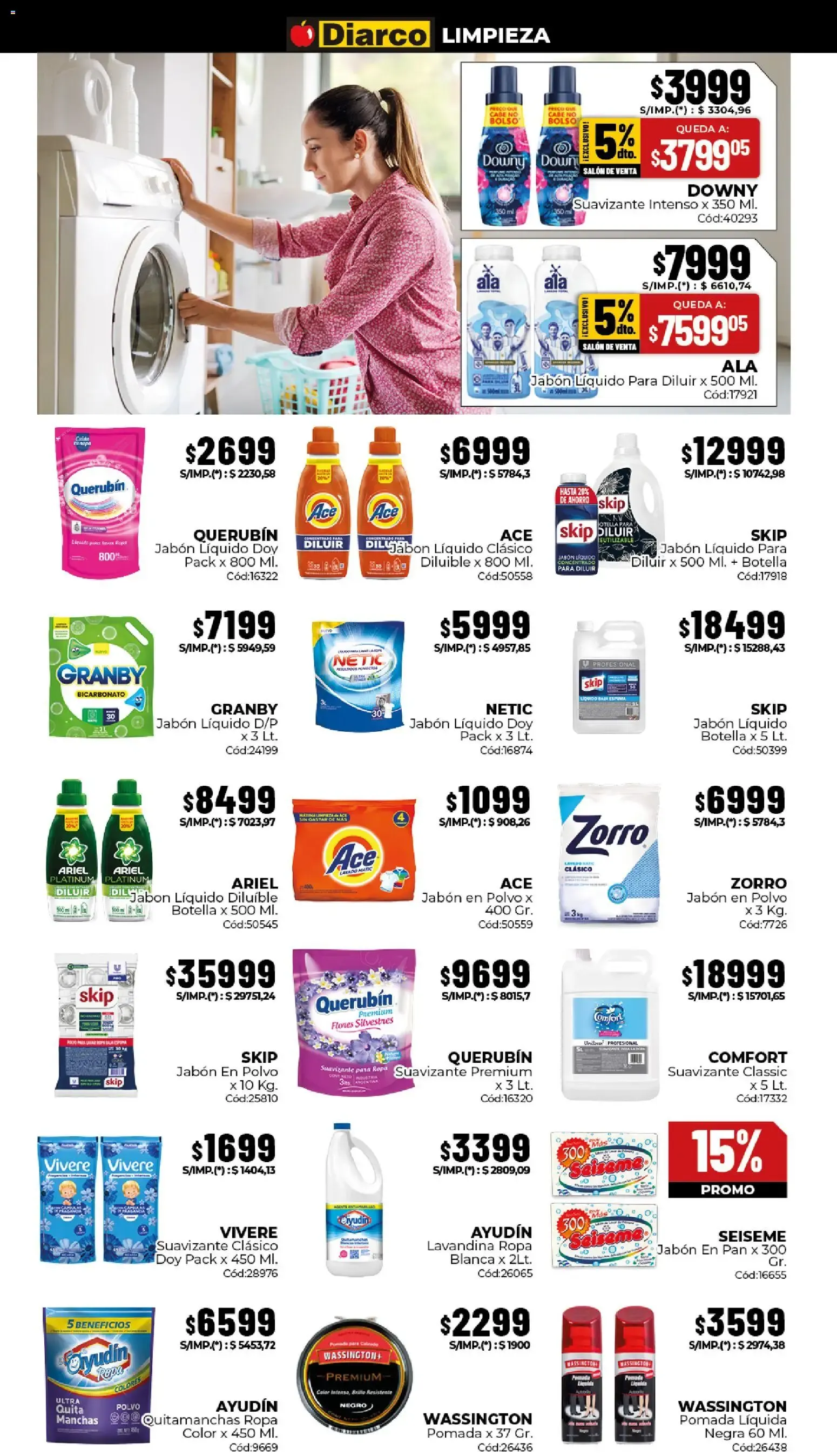 Ofertas de Diarco: ¡TODOS PUEDEN COMPRAR POR UNIDAD O CANTIDAD! 29 de junio al 3 de julio 2026 - Página 17 del catálogo