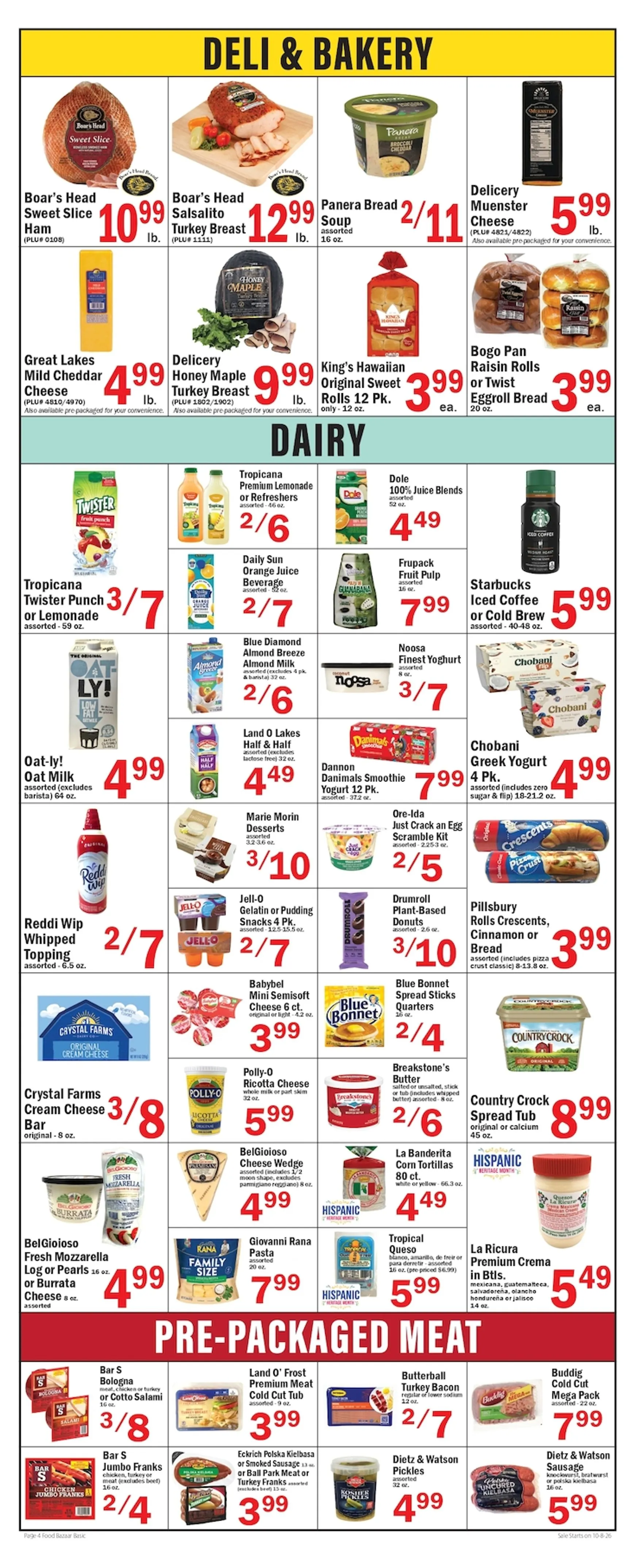 Weekly ad Food Bazaar Supermarket Special Sales Event from October 8 to October 14 2026 - Page 4