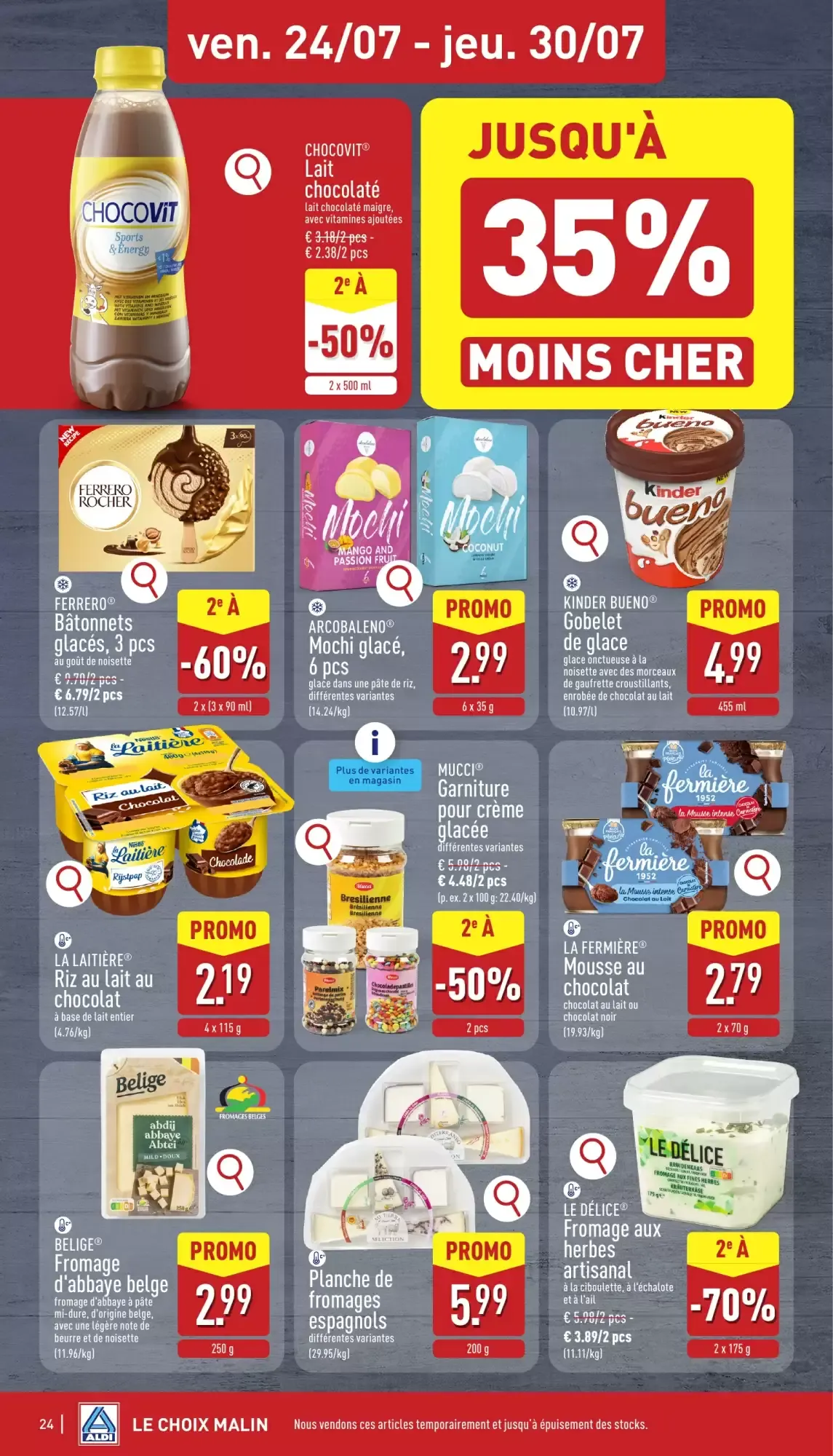 ALDI Dépliant 20/07 - 25/07 van 20 juli tot 25 juli 2026 - folder pagina 24