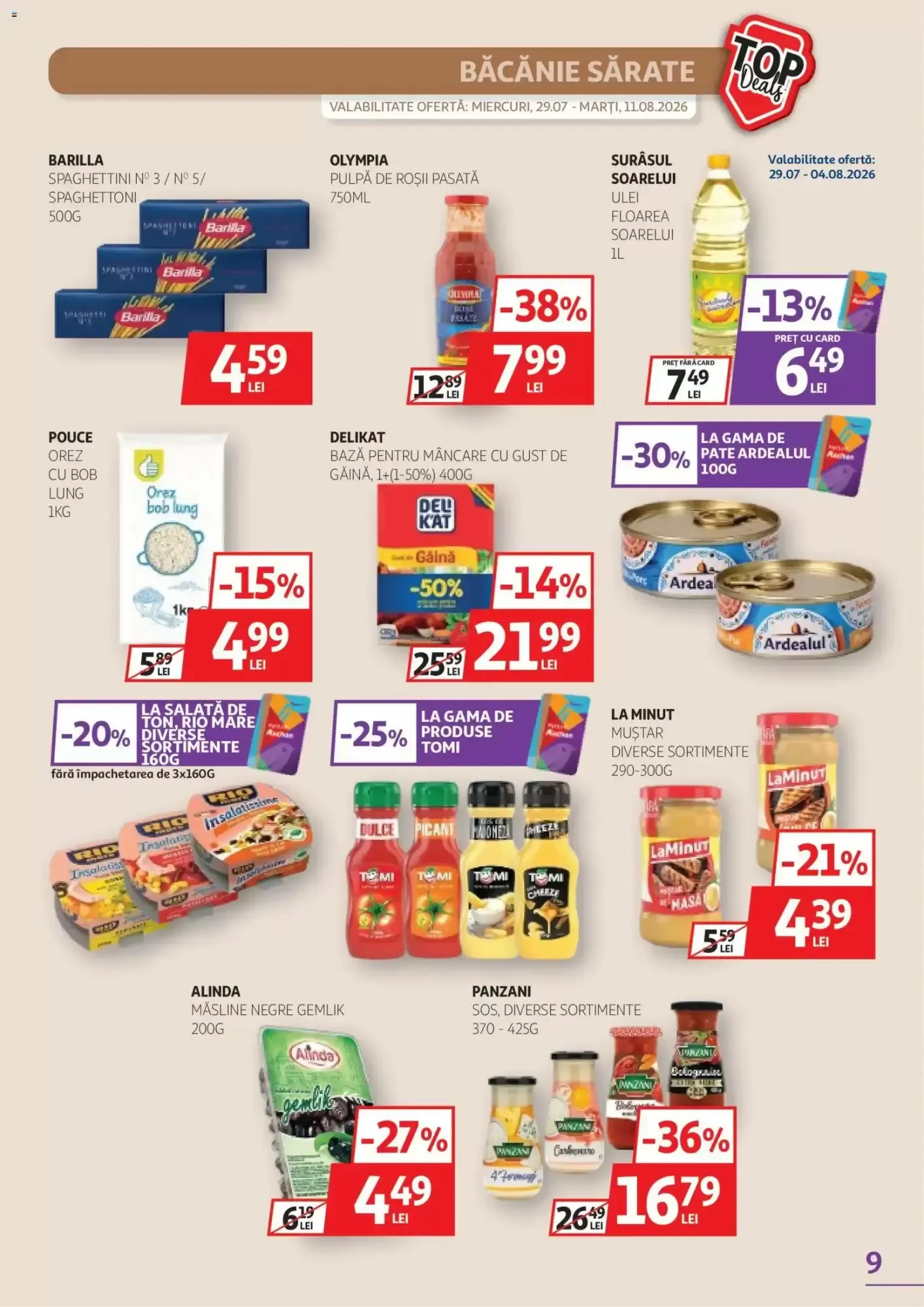 Catalog Catalog Auchan de la 29 iulie până la 11 august 2026 - Revista Pagina 9