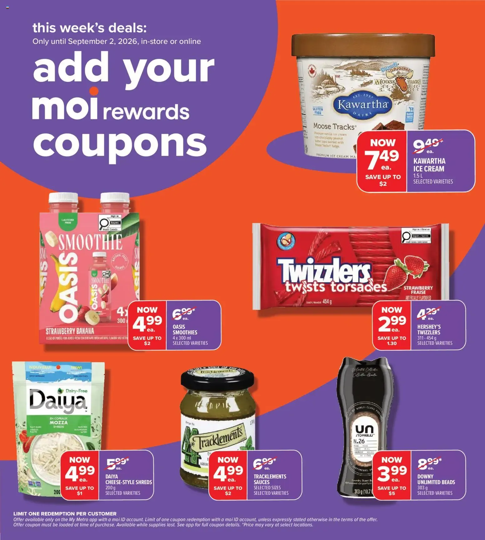 Metro weekly flyer / circulaire from Aug 27, 2026 > weekly specials & deals from August 27 to September 2 2026 - flyer page 3