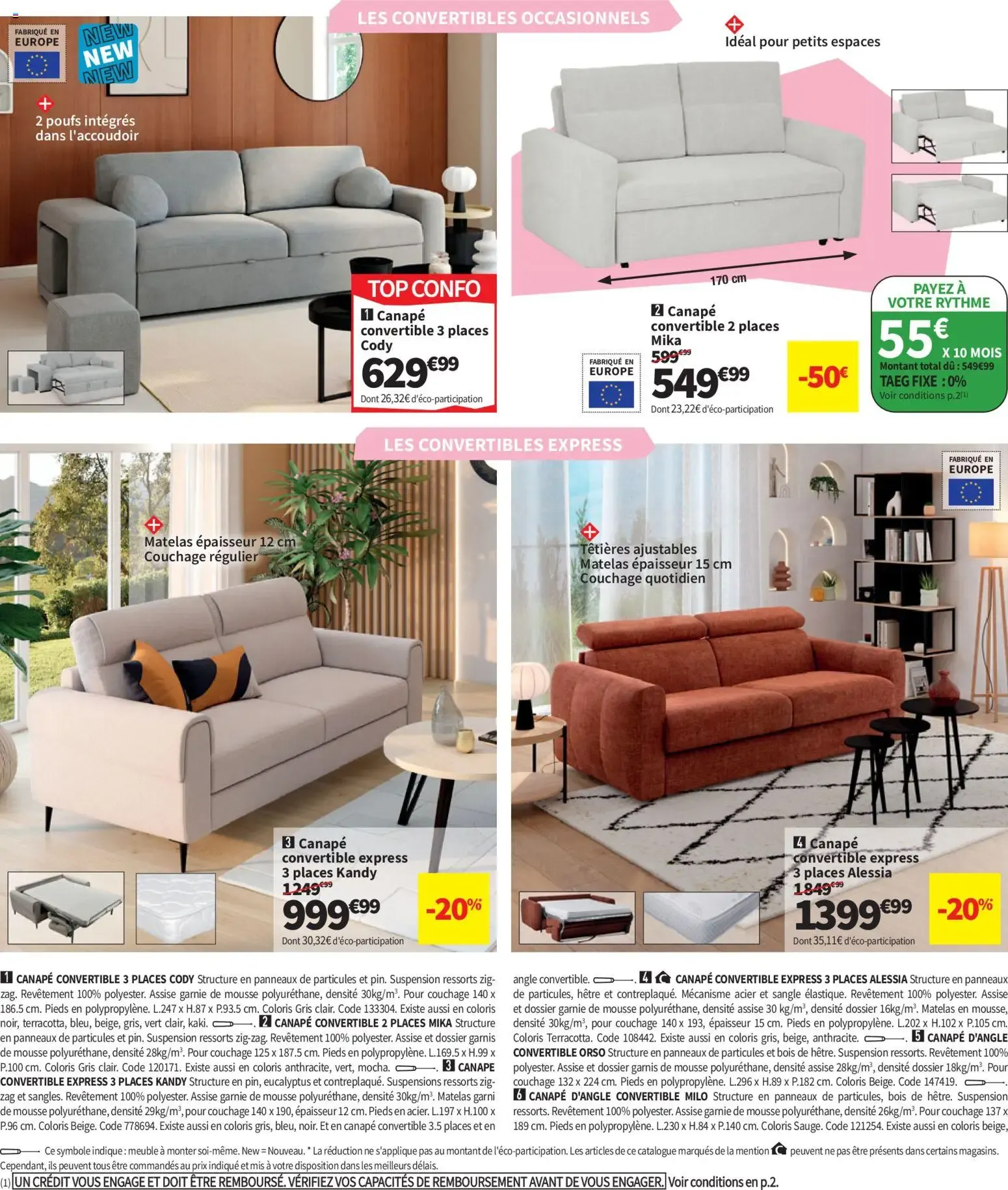 Conforama - Dormez Confo: La Grande Literie du 7 juillet au 3 août 2026 - Catalogue page 18
