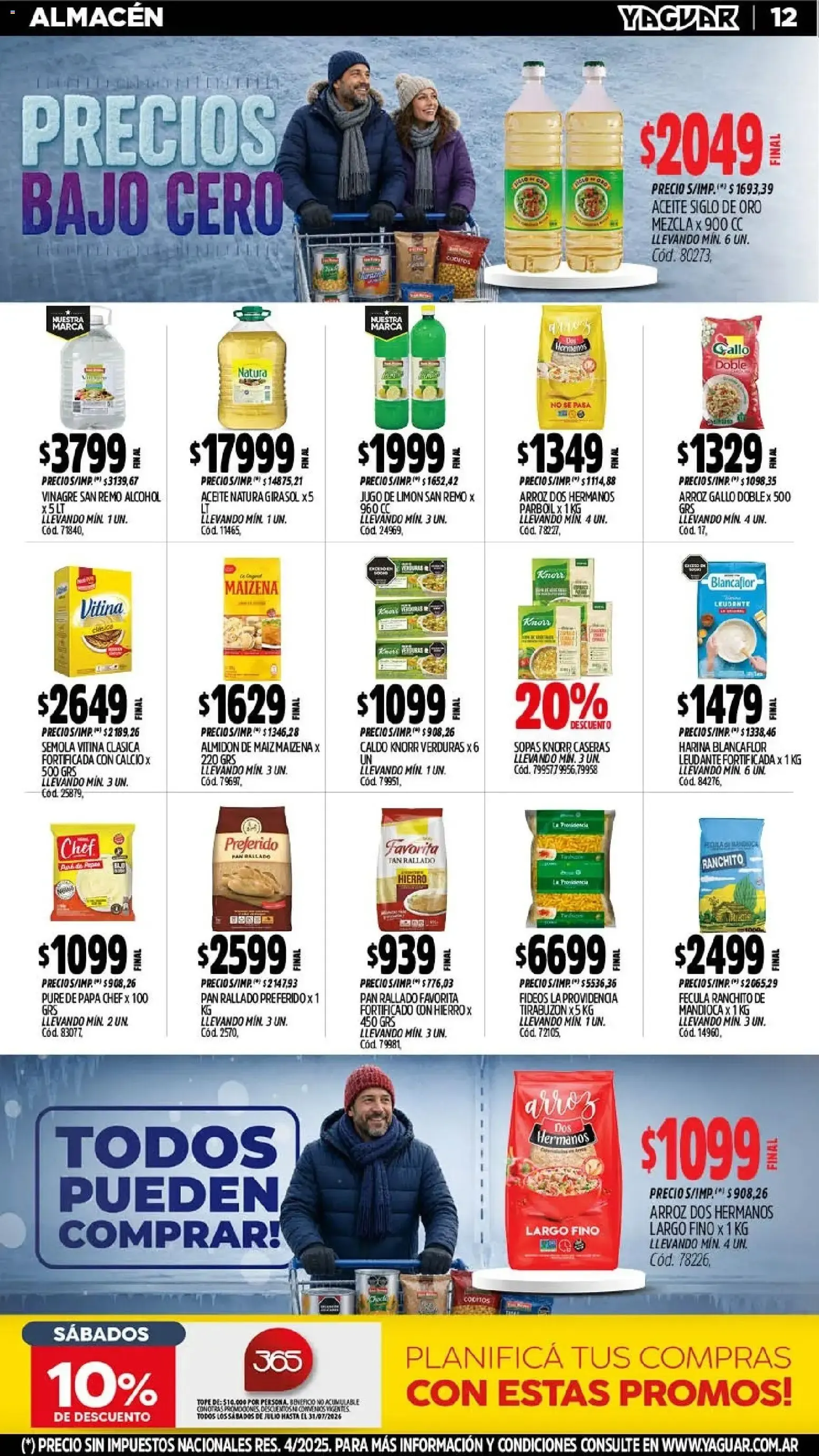 Ofertas de Yaguar - Precios Bajo Cero 20 de julio al 26 de julio 2026 - Página 11 del catálogo