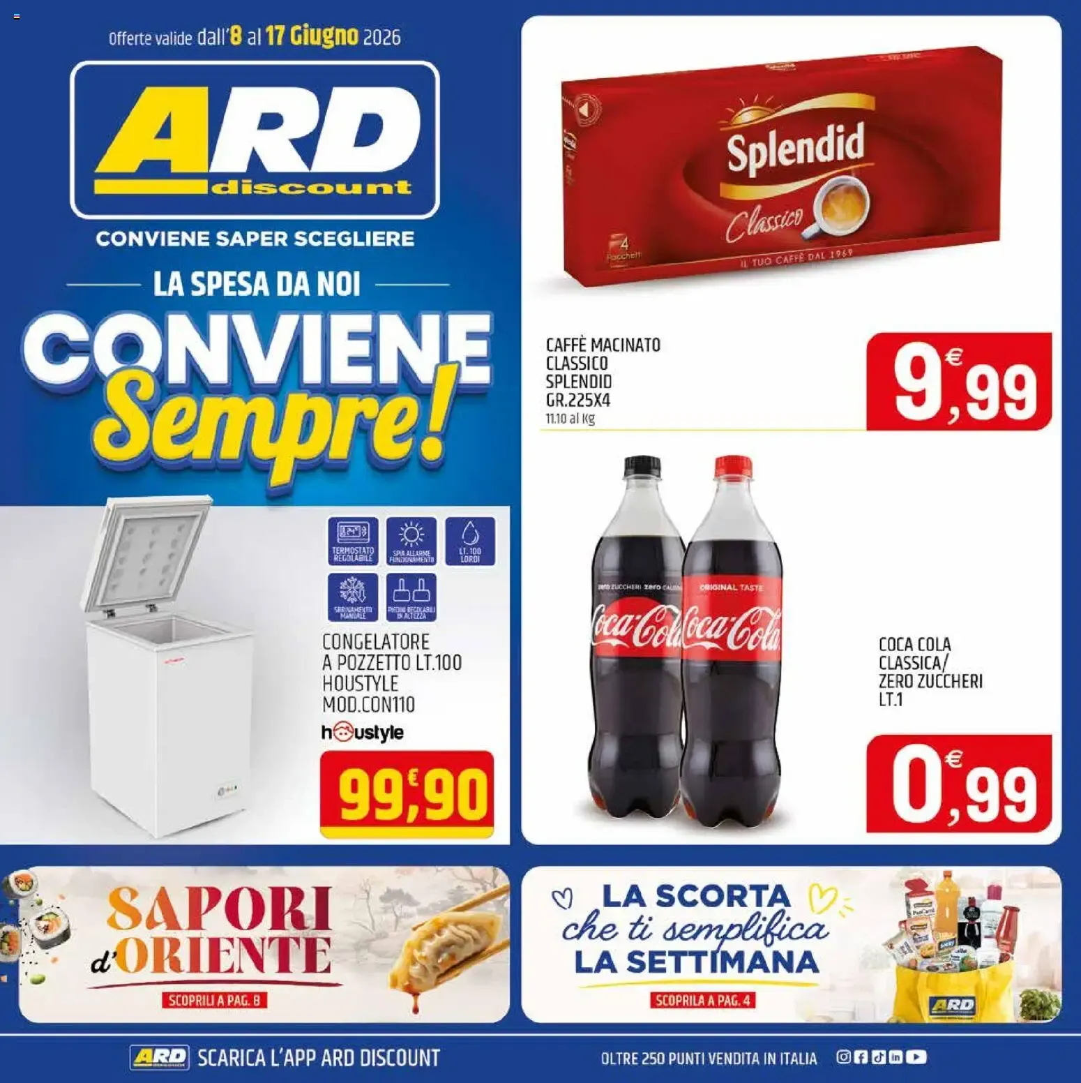 Nuovo ARD Discount volantino Sardegna dal 06/06/2026 > offerte anteprima 🛍️ da 8 giugno a 17 giugno di 2026 - Pagina del volantino 1