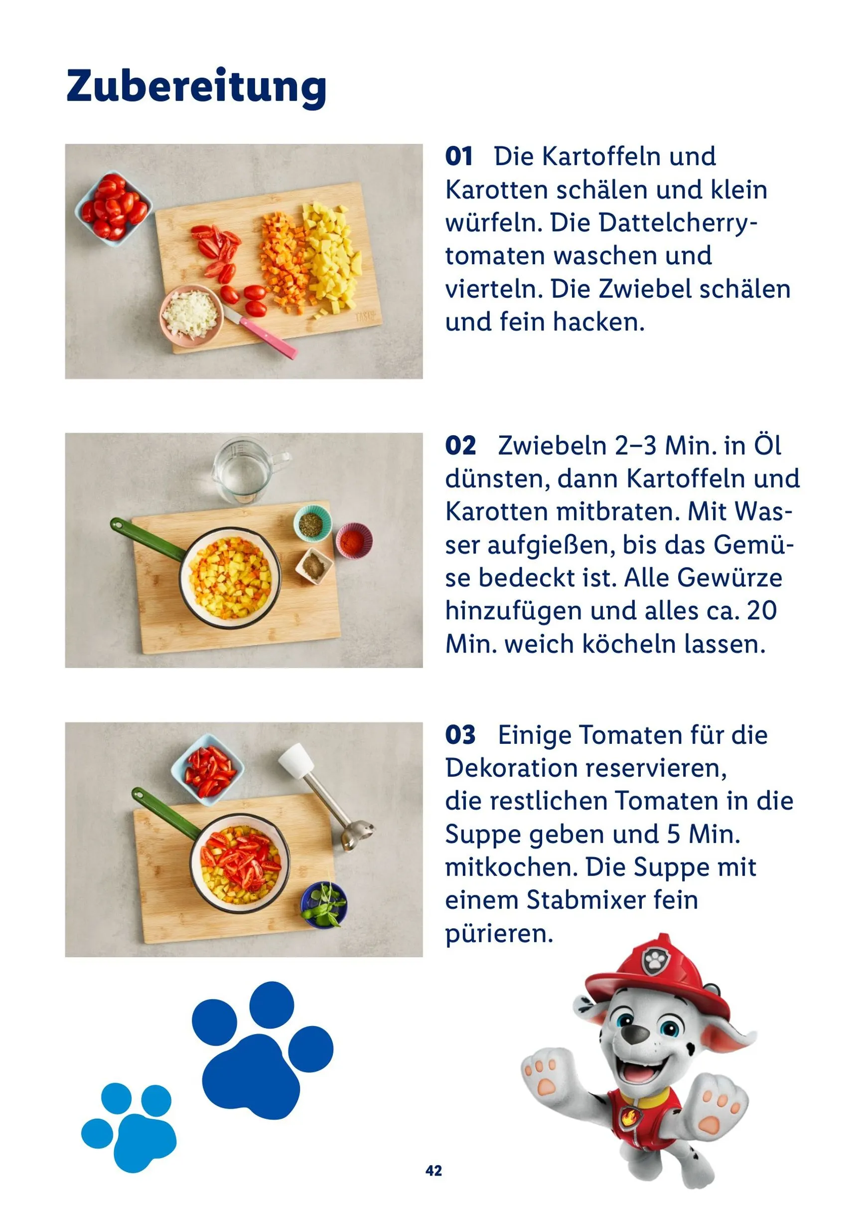 PAW Patrol Rezeptheft von 20. Juli bis 23. August 2026 - Prospekt seite 42