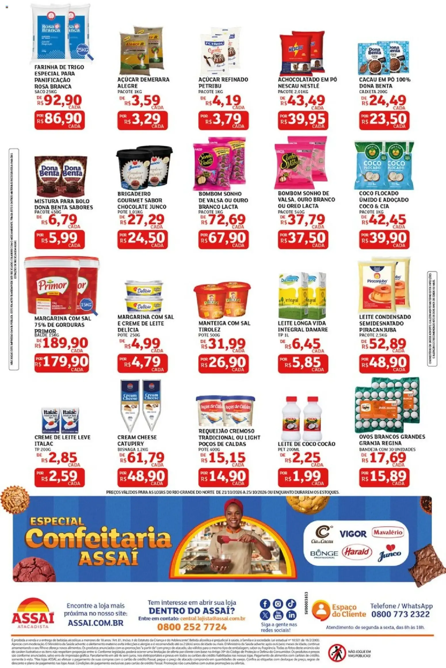 Encarte de Assaí Atacadista ofertas - RN de 21/10/2026 | Promoções Online 21 de outubro até 25 de outubro 2026 - Pagina 2