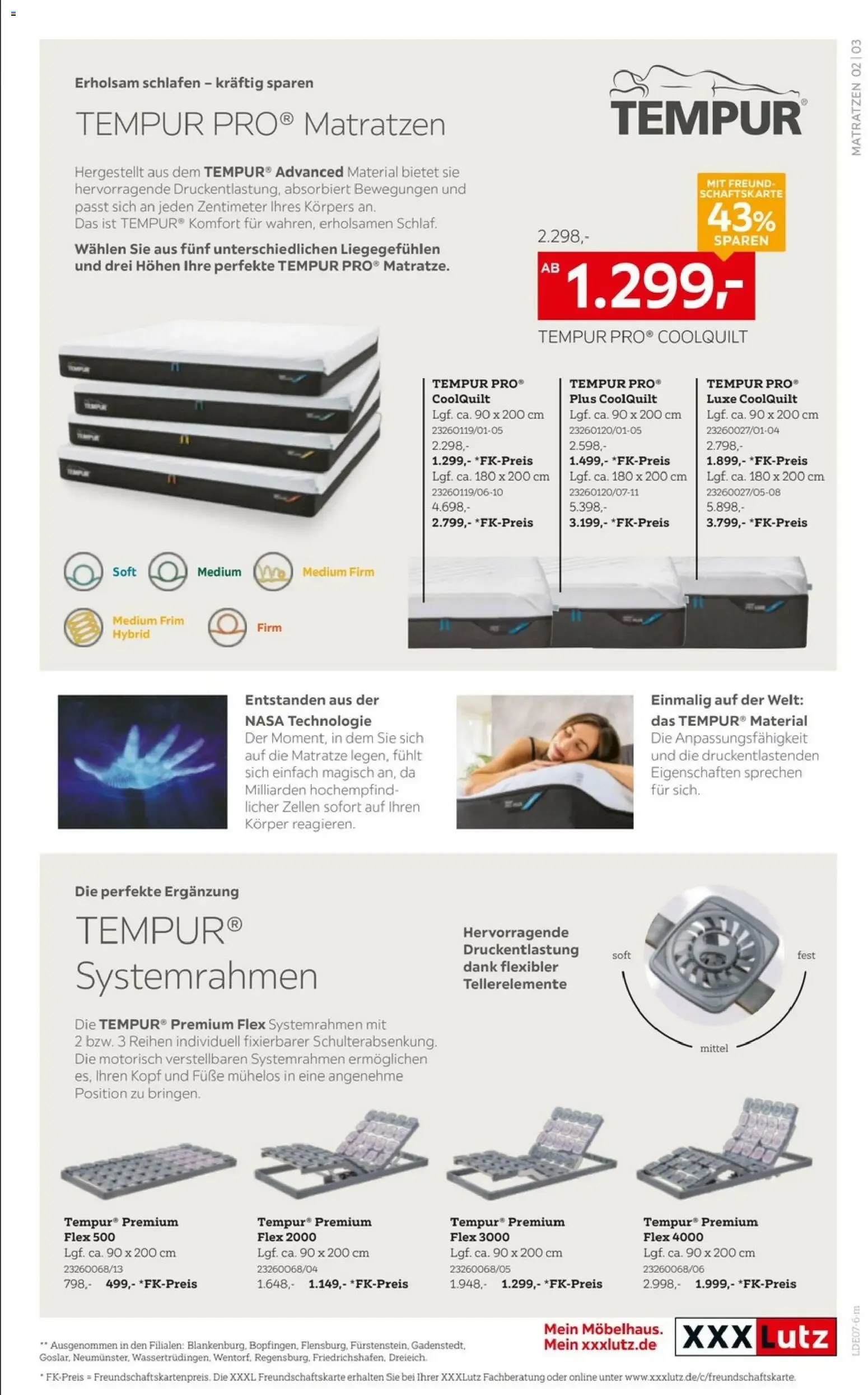 TEMPUR® Fachberatertage von 20. Juni bis 4. Juli 2026 - Prospekt seite 3