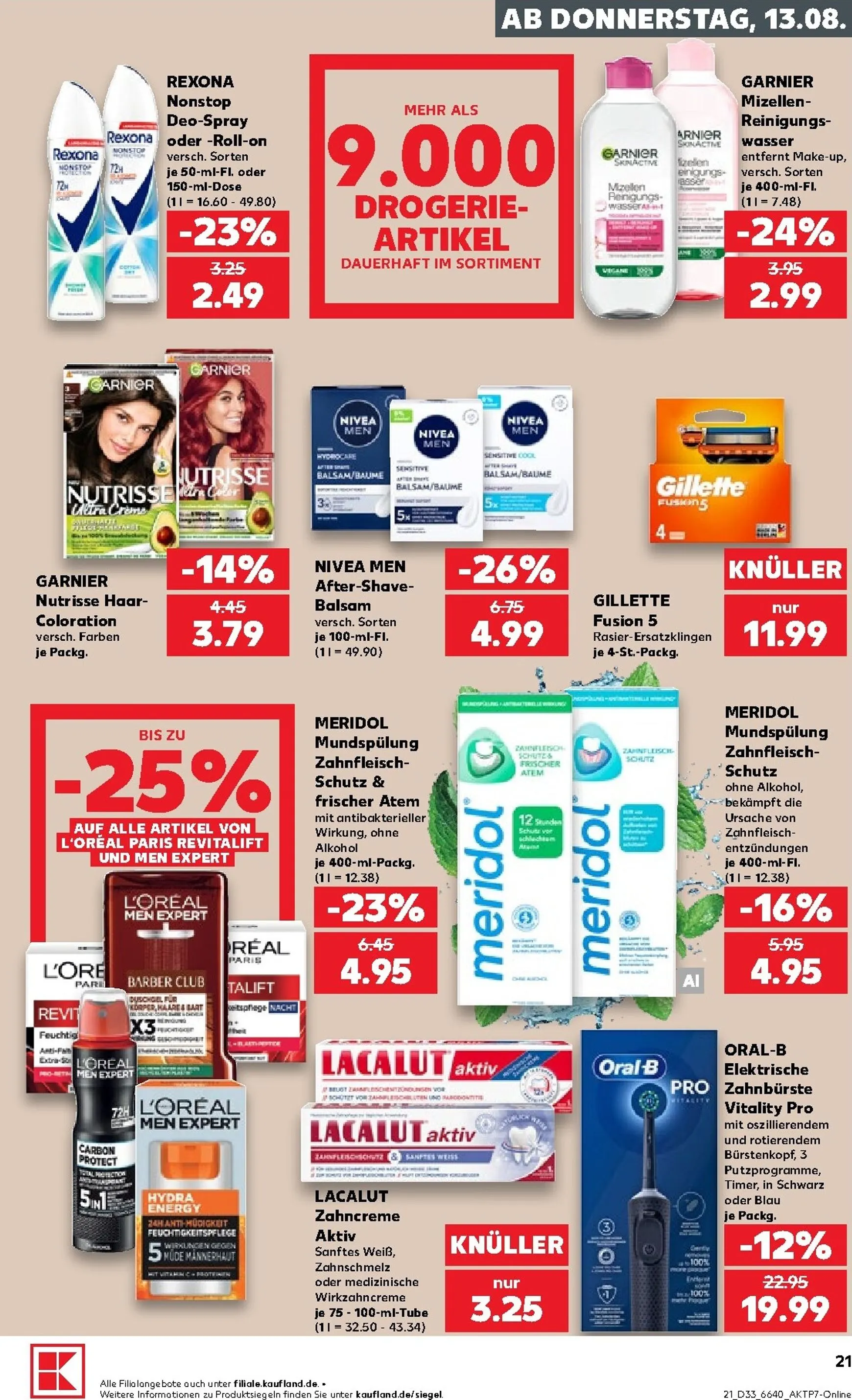 Neuer Kaufland Prospekt – von Donnerstag 13.08.2026 bis Mittwoch 19.08.2026 von 13. August bis 19. August 2026 - Prospekt seite 21