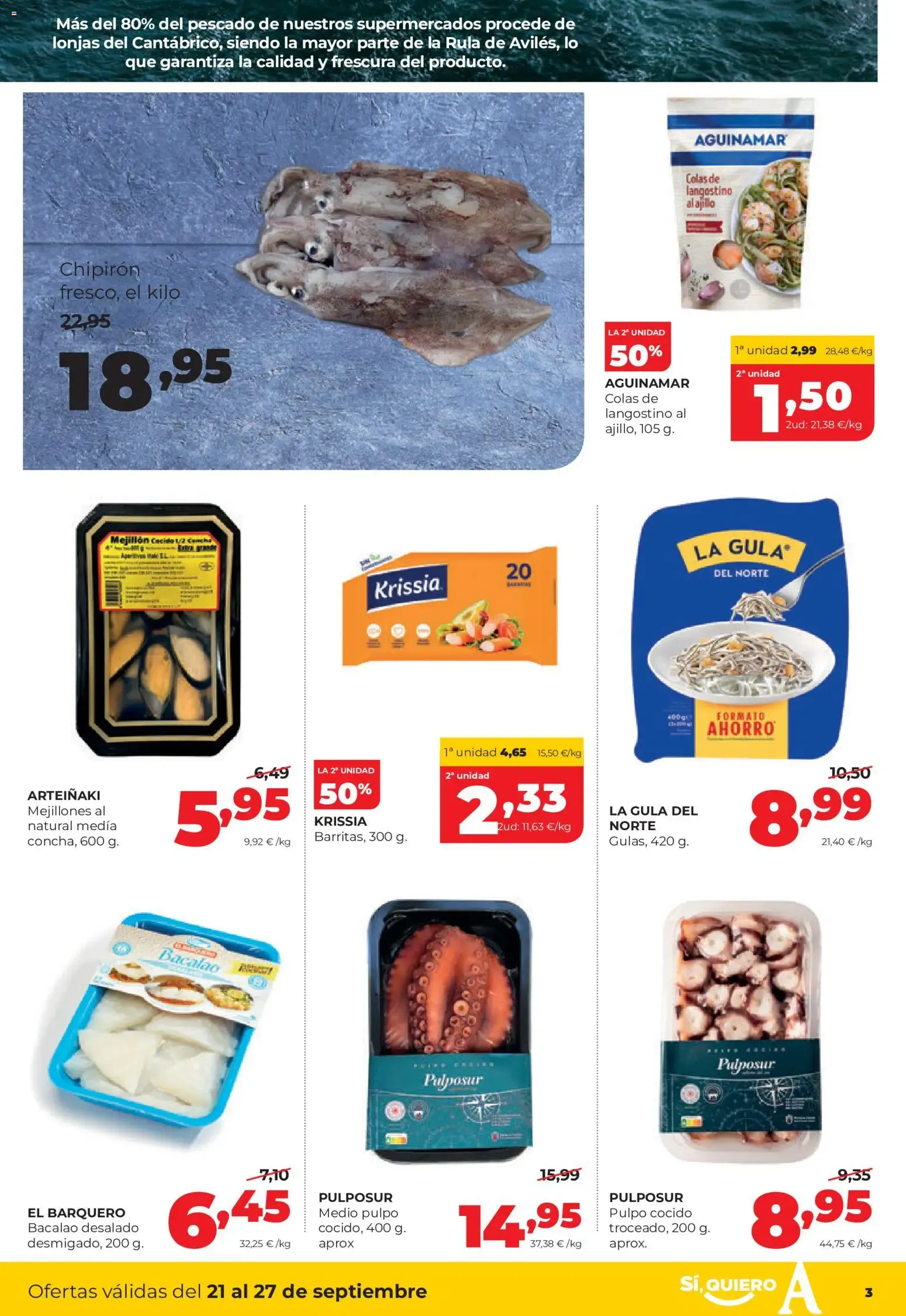 Catálogo de Alimerka folleto Castilla y León y Galicia 21 de septiembre al 27 de septiembre 2026 - Página 3