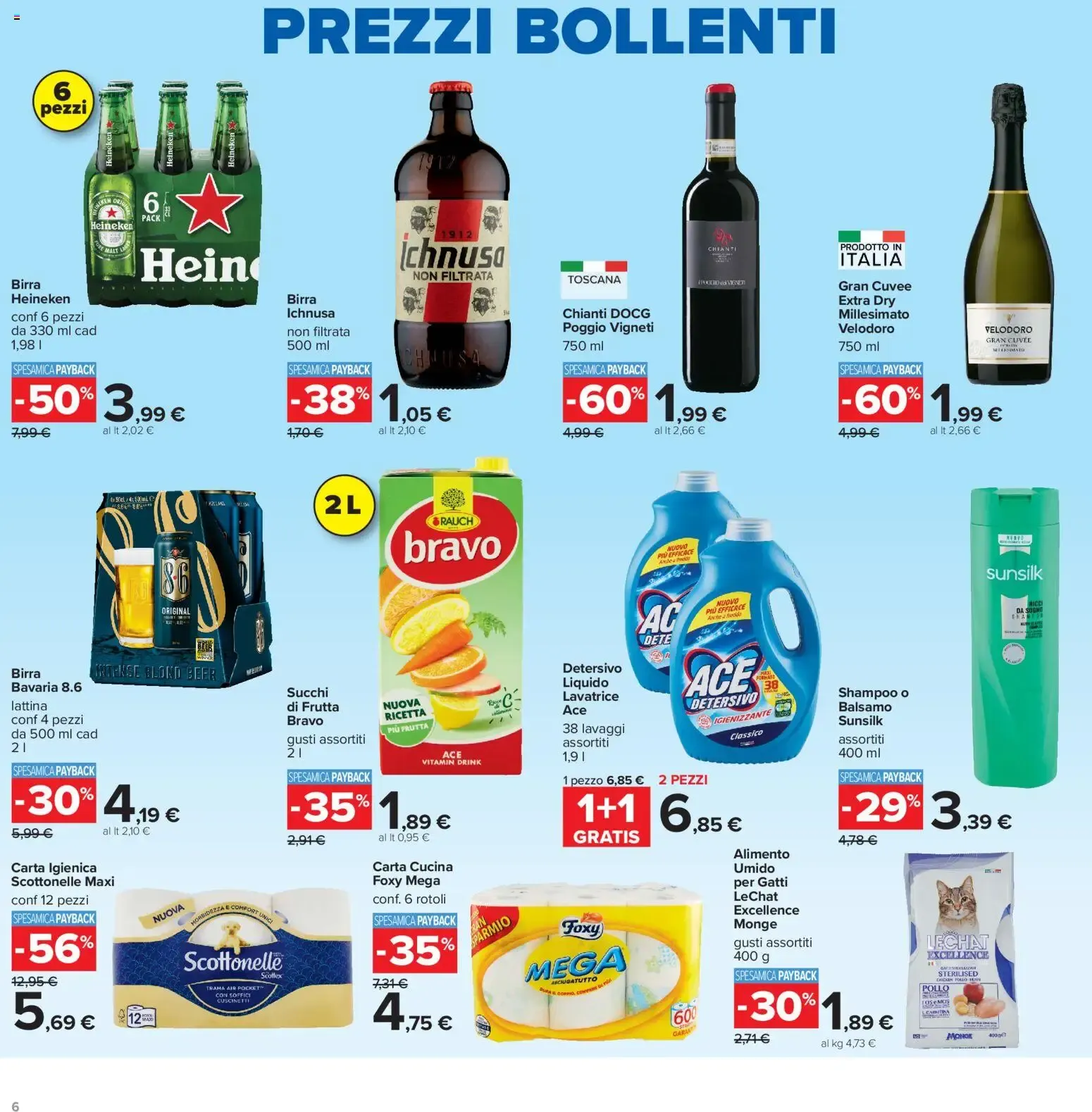 Carrefour Iper: Prezzi Bollenti da 6 agosto a 19 agosto di 2026 - Pagina del volantino 6