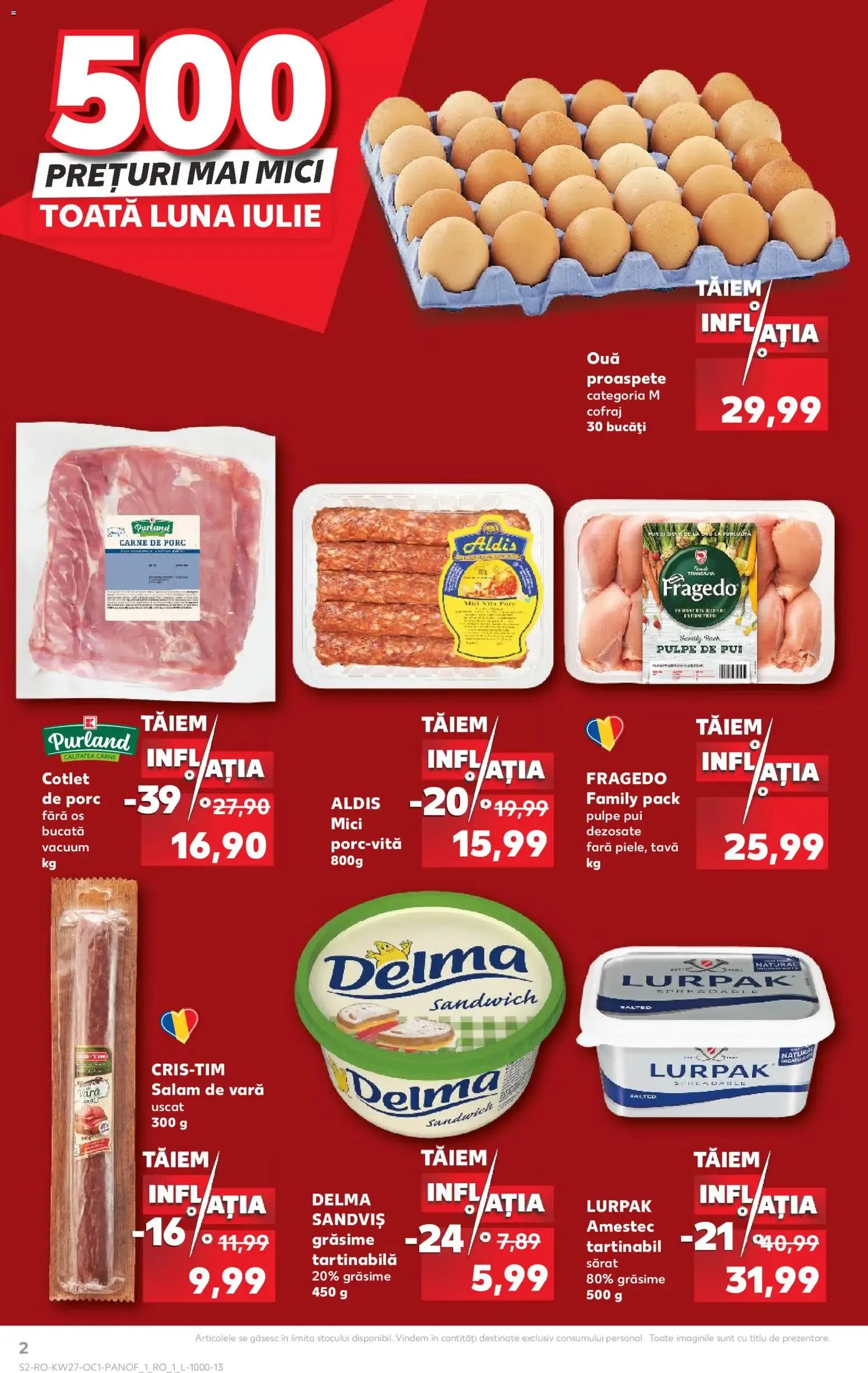 Catalog Kaufland Catalog Tăiem inflația 01.07.2026 - Revista si Oferta de la 1 iulie până la 4 august 2026 - Revista Pagina 2