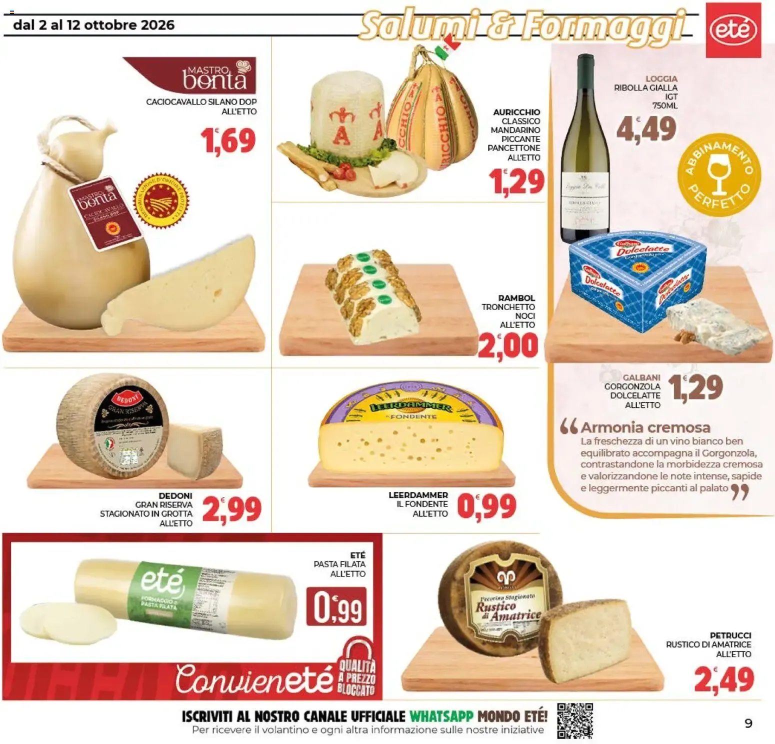 Eté volantino dal 02/10/2026 - online Offerte da 2 ottobre a 12 ottobre di 2026 - Pagina del volantino 9