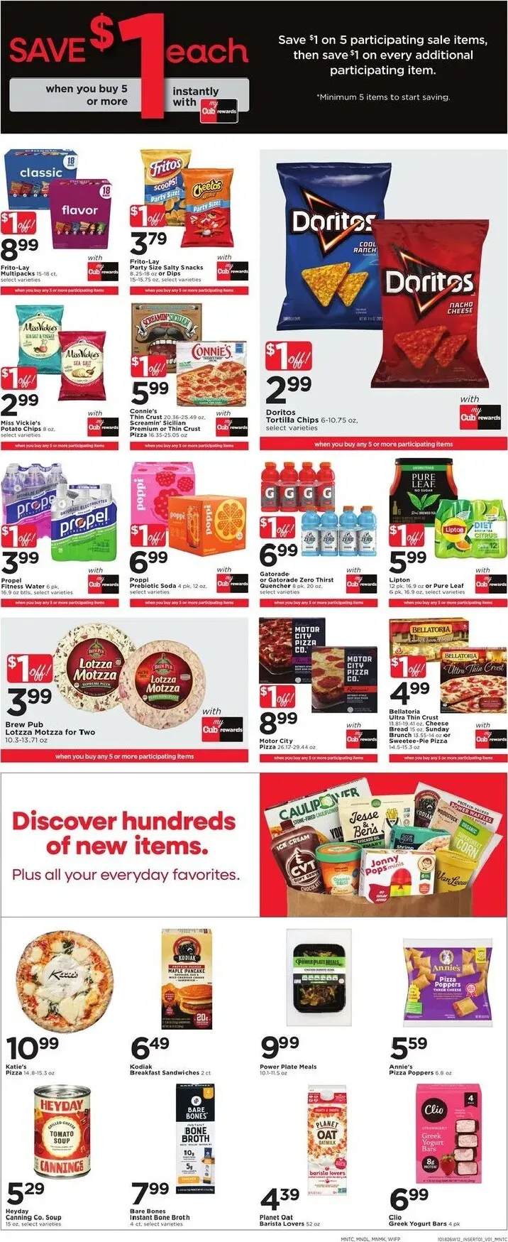 Weekly promotion Cub - Slow Cooker Favorites spanning from October 18 to October 24 2026 - Page 3 for Catalogue 365