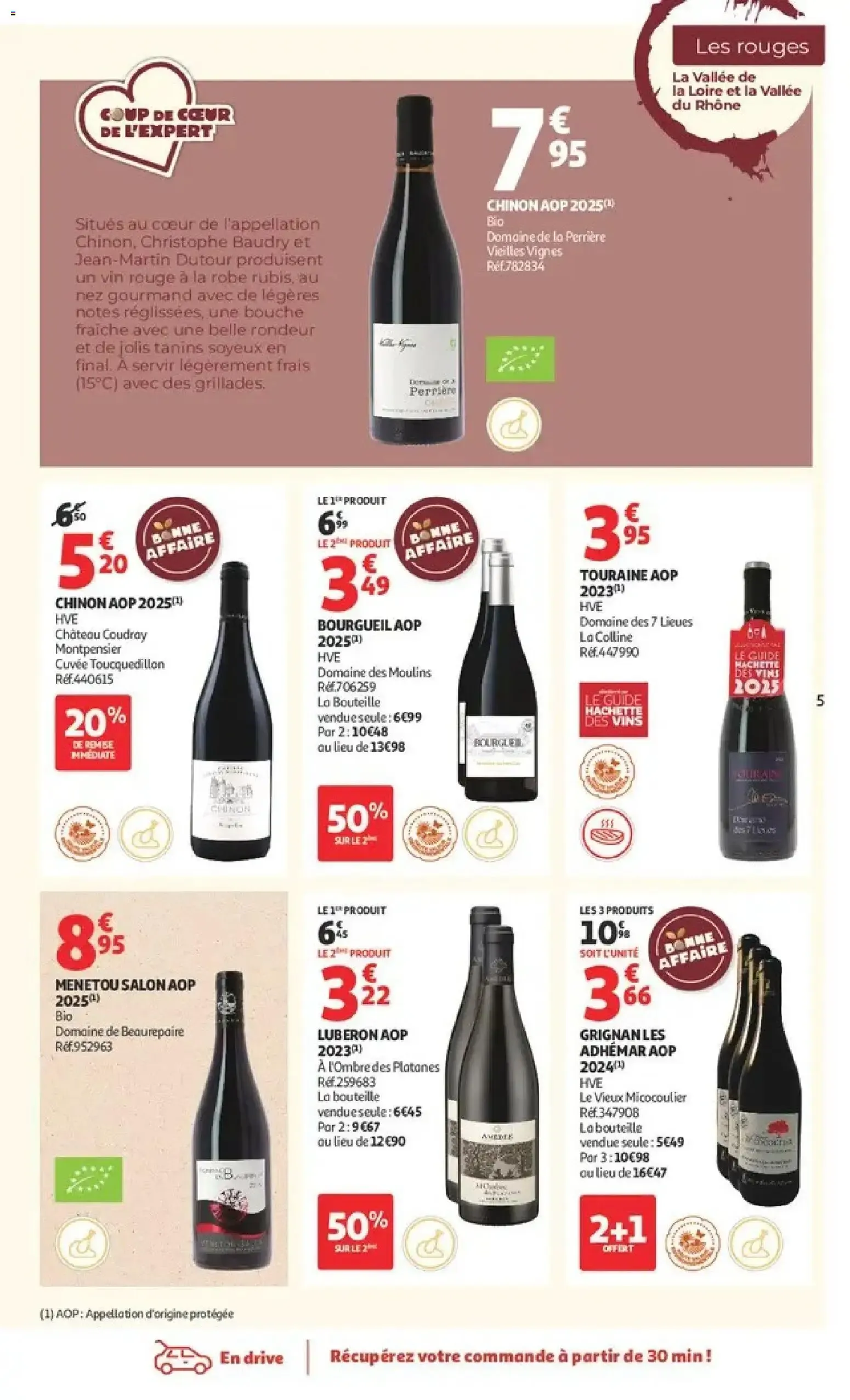 Auchan - Offerts Foire aux vins à partir du 25/09/2026 - promo en ligne du 25 septembre au 11 octobre 2026 - Catalogue page 5