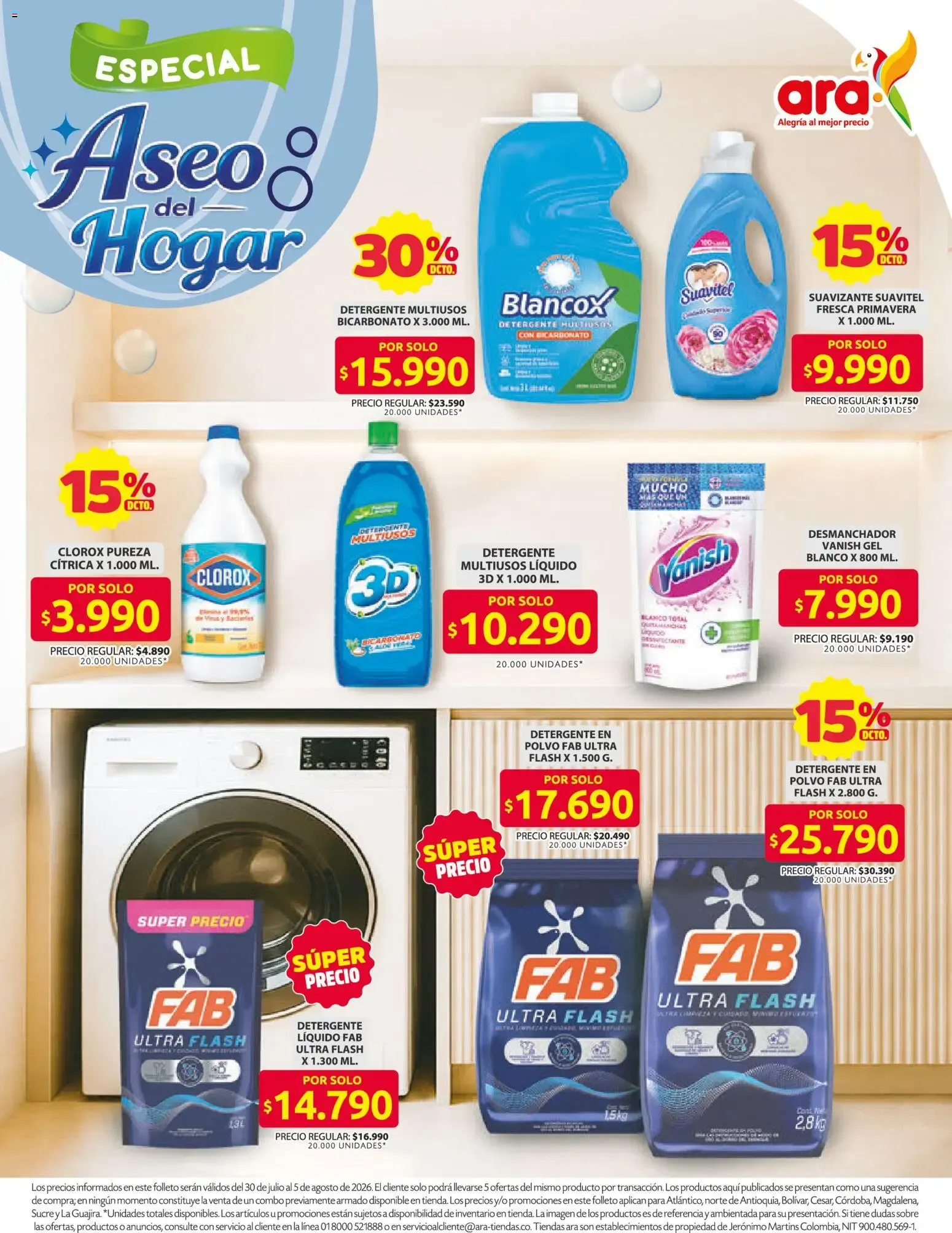 Catalogo de Ara: Ahorra con Alegría AL MEJOR PRECIO 30 de julio al 5 de agosto 2026 - Pag 11