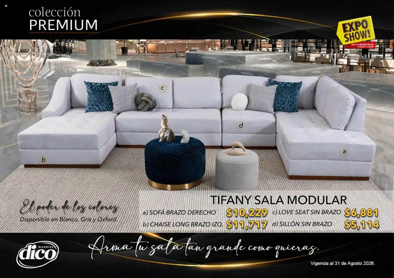 Catálogo de Muebles Dico Catálogo: Colección Premium y Expo Show! 1 de agosto al 31 de agosto 2026 - Pagina 58
